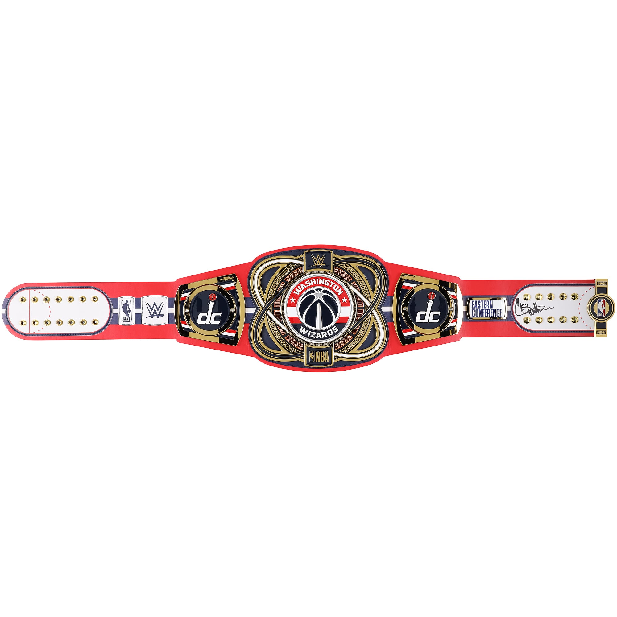 Chris Webber Washington Wizards Autographed WWE Legacy Title Belt
