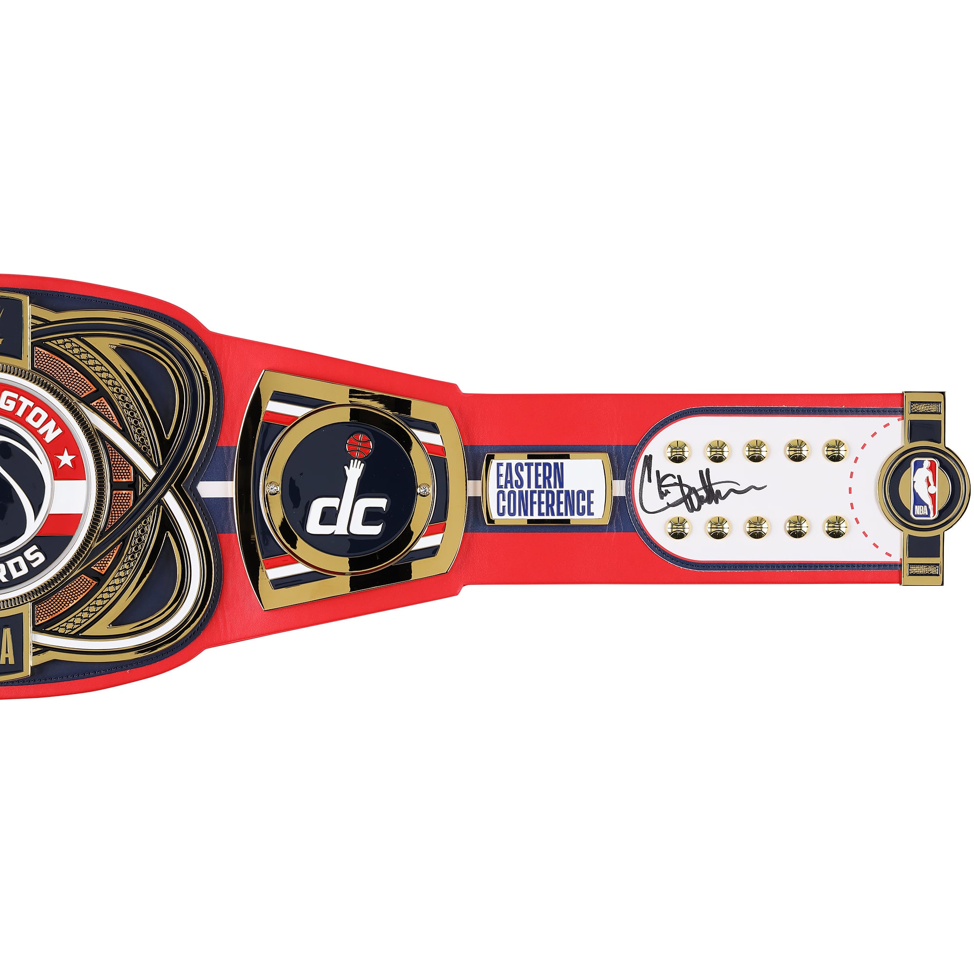 Chris Webber Washington Wizards Autographed WWE Legacy Title Belt