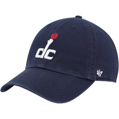  Washington Wizards '47 Core Logo Clean Up Adjustable Hat - Navy