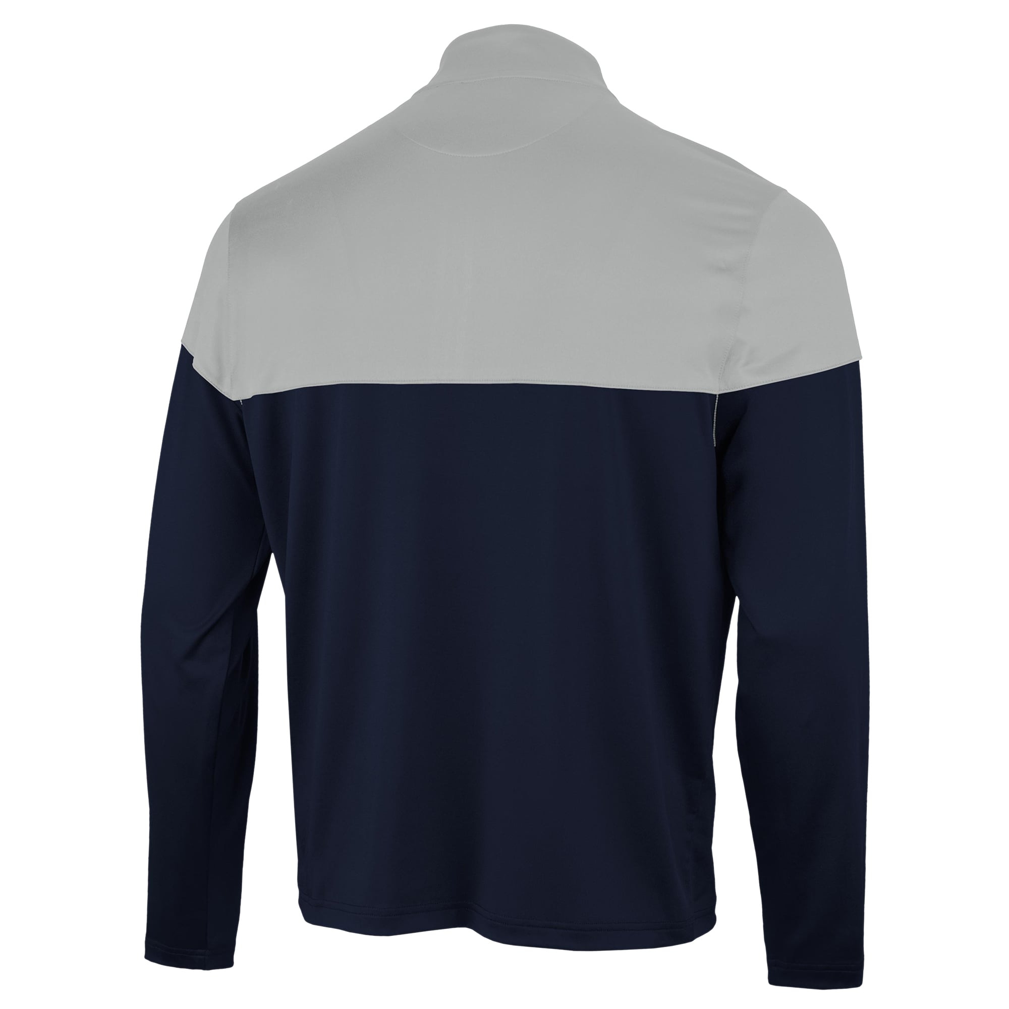 Pull à col zippé Antigua Hinder Washington Wizards bleu marine/gris pour homme