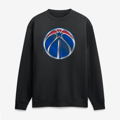 Washington Wizards  Metallic Mascot Sweatshirt - Black