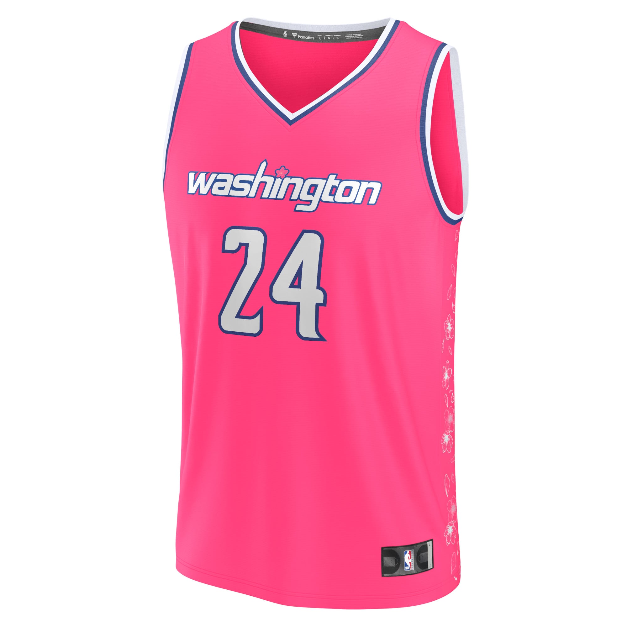 Men's Fanatics Corey Kispert Pink Washington Wizards Fastbreak