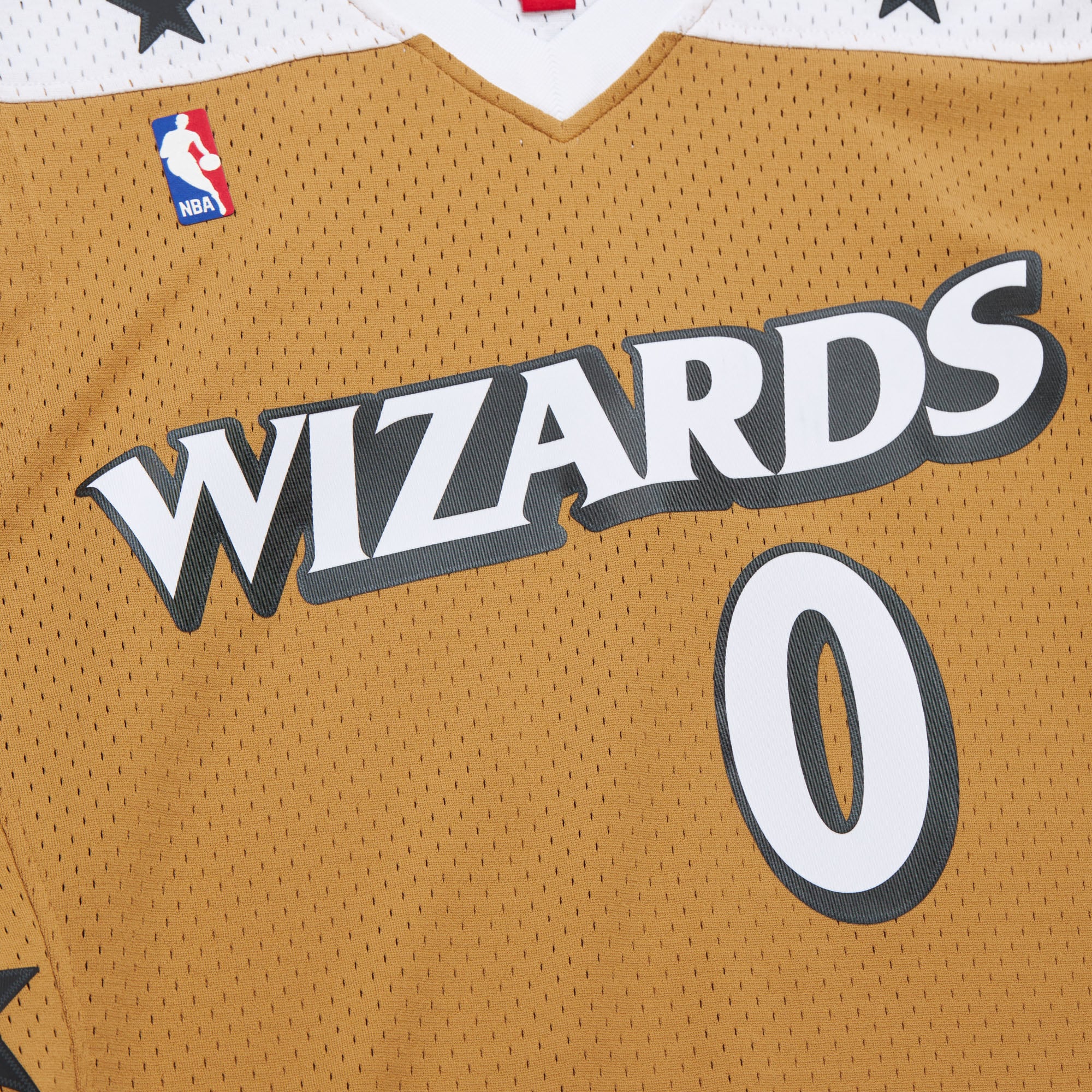 Men's Mitchell & Ness Gilbert Arenas Gold Washington Wizards 2006/07 Hardwood Classics Swingman Jersey
