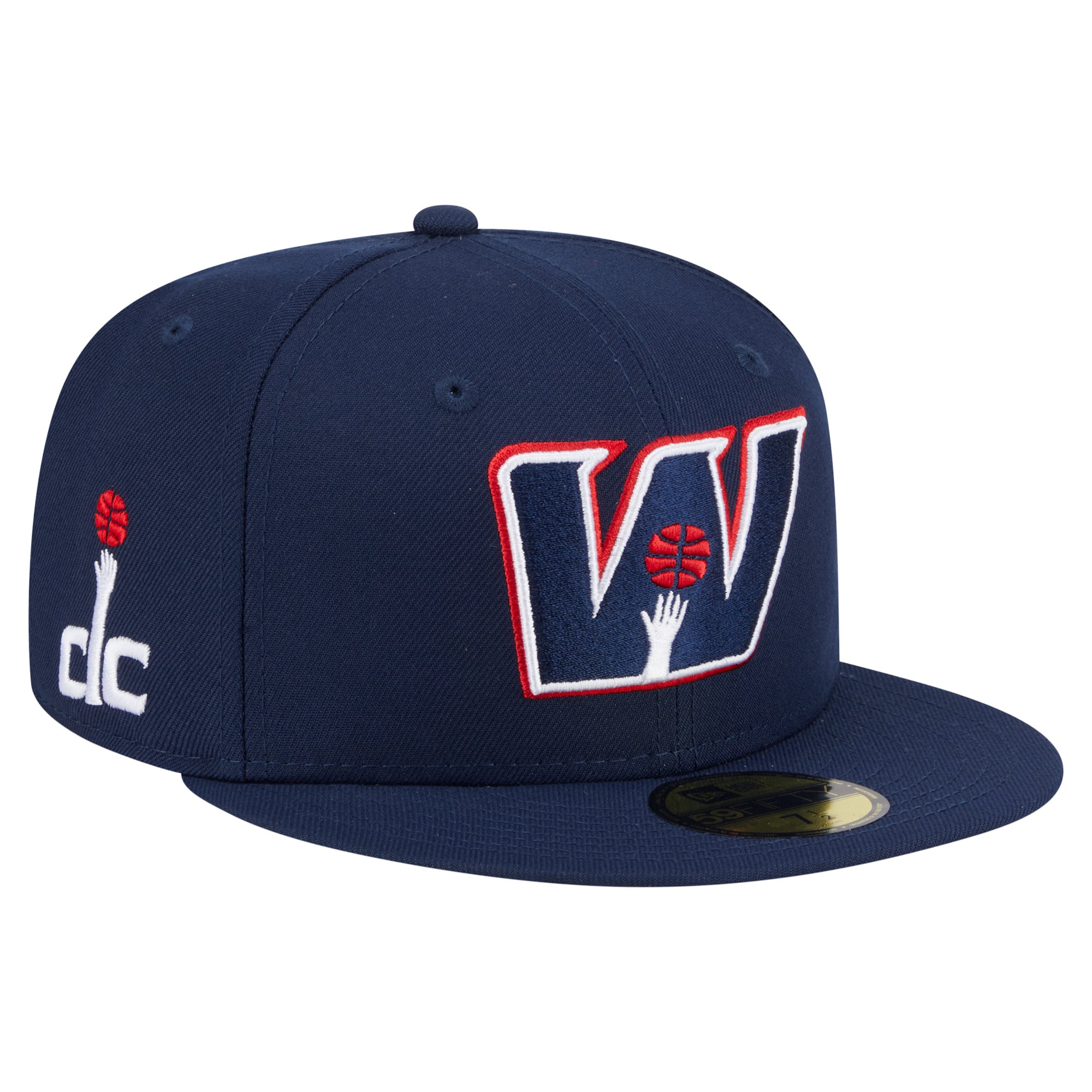 Men's Washington Wizards New Era Navy Deceptor 59FIFTY Fitted Hat