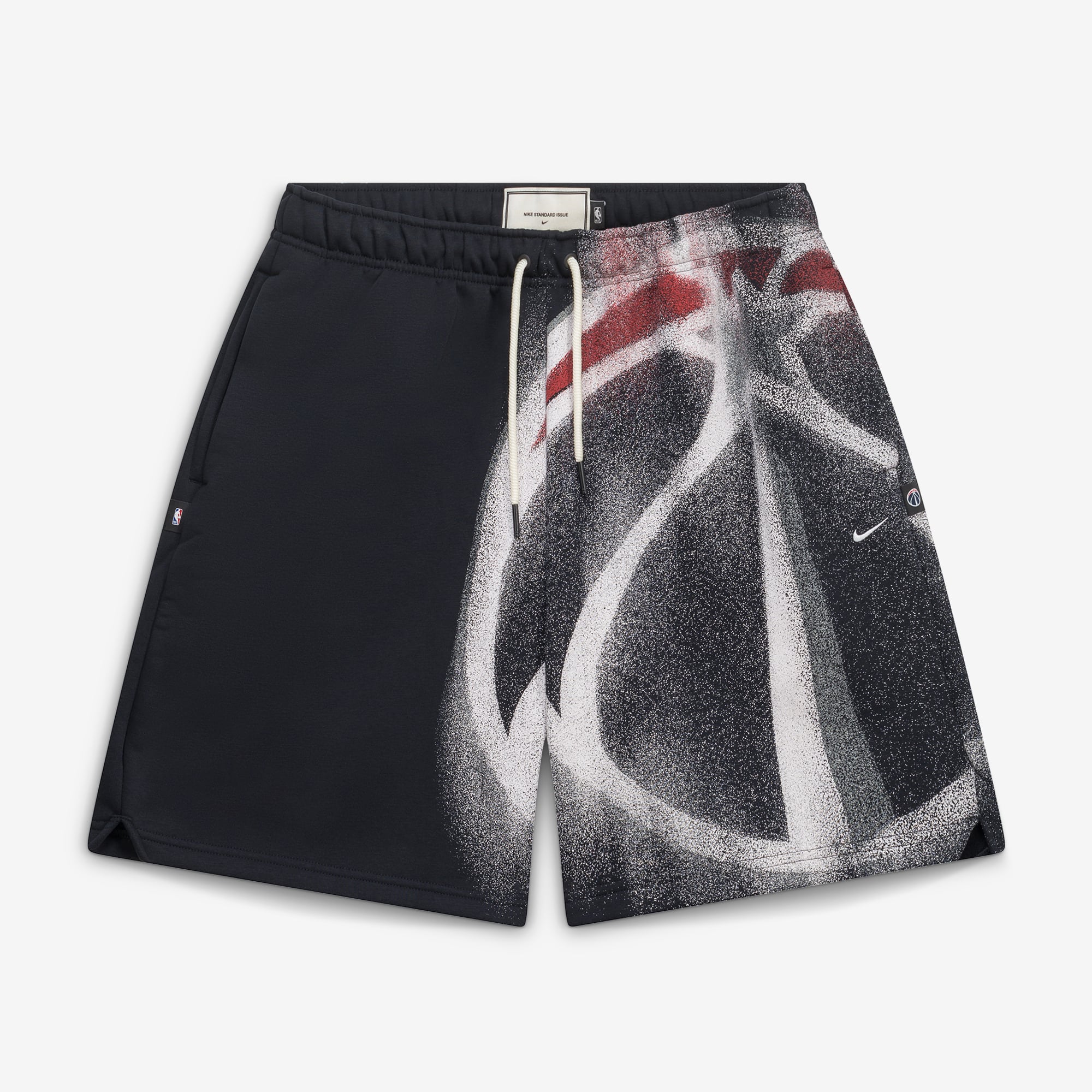 Short de sport Nike Black Washington Wizards 2026 Standard Issue pour homme