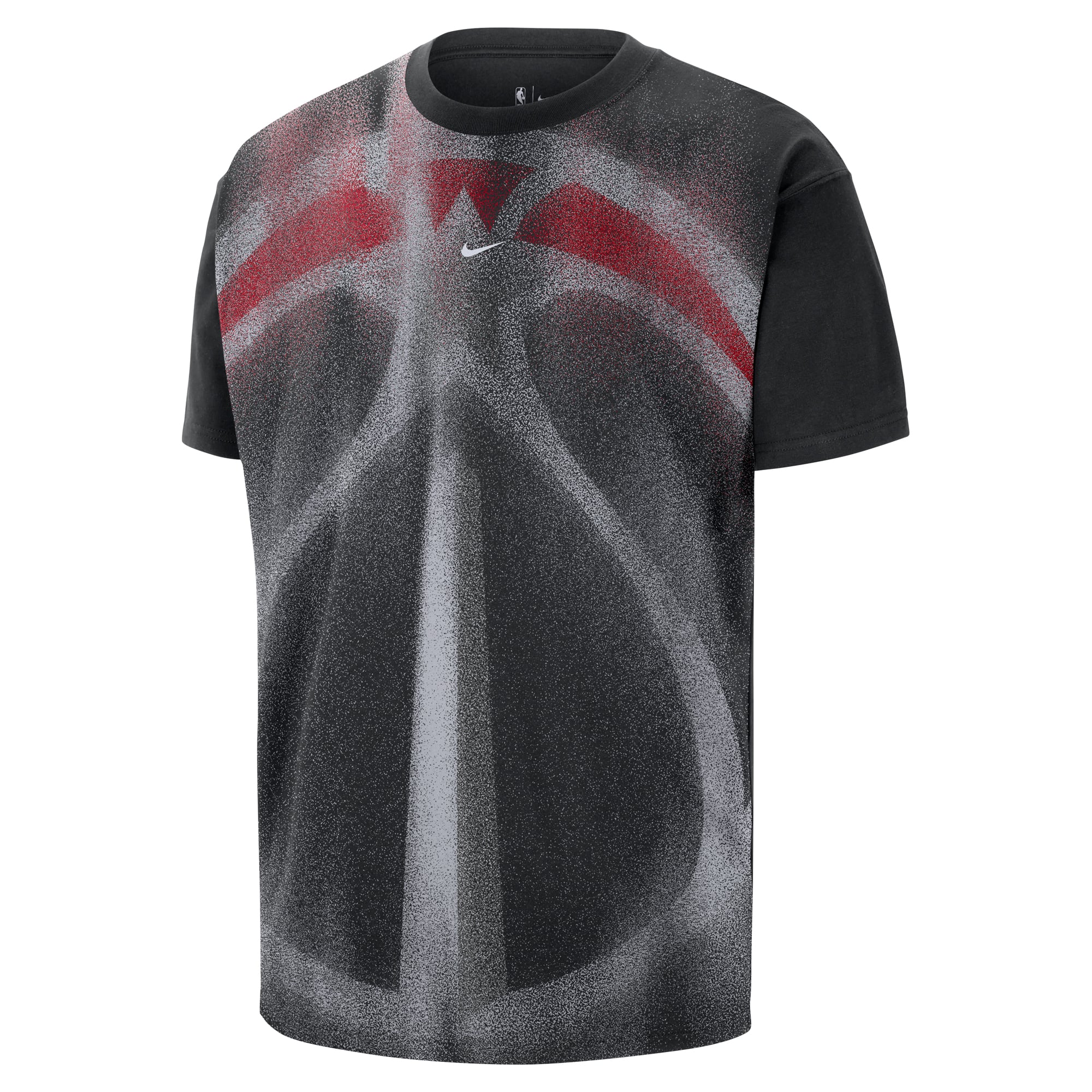 T-shirt d'entraînement Nike Black Washington Wizards 2026 Standard Issue pour homme