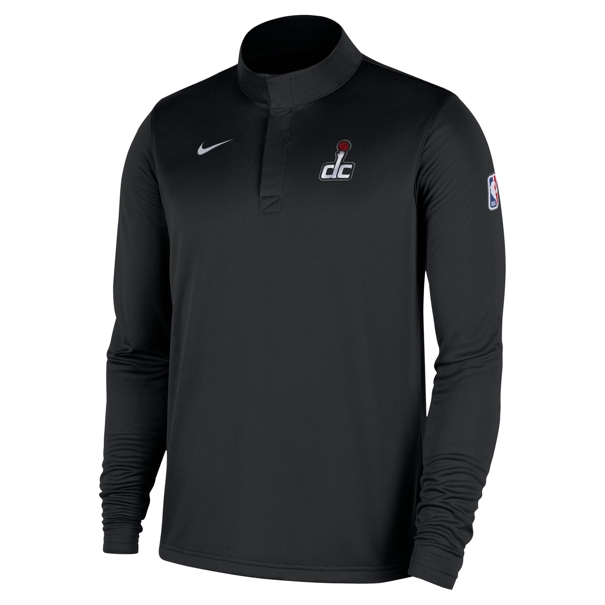 Men's Nike Navy Washington Wizards Authentic Coaches Quarter-Zip Dri-FIT Top