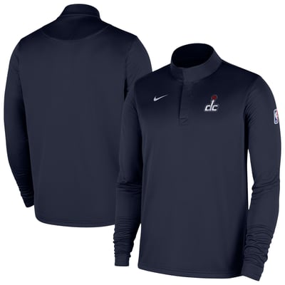 Washington Wizards Nike Authentic Coaches Quarter-Zip Dri-FIT Top - Navy