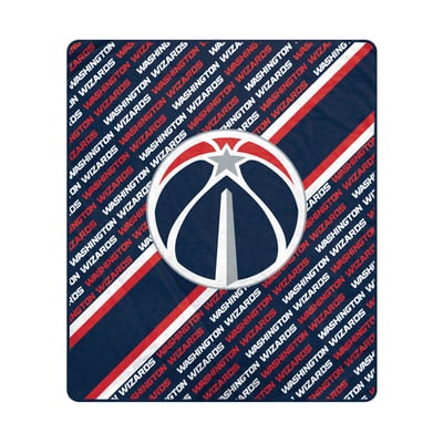 Washington Wizards Pegasus 60" x 70" Diagonal Lined Wordmark Ultra Soft Blanket