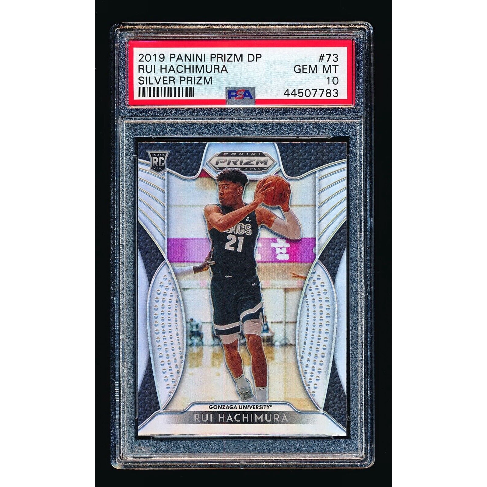 Rui Hachimura 2019-20 Panini Prizm Draft Picks Silver Prizm RC #73 