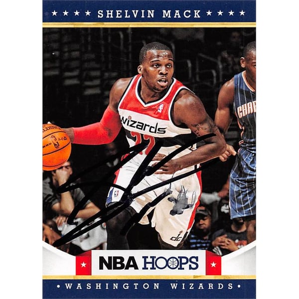 Shelvin Mack Washington Wizards Memorabilia, Autographed Shelvin 