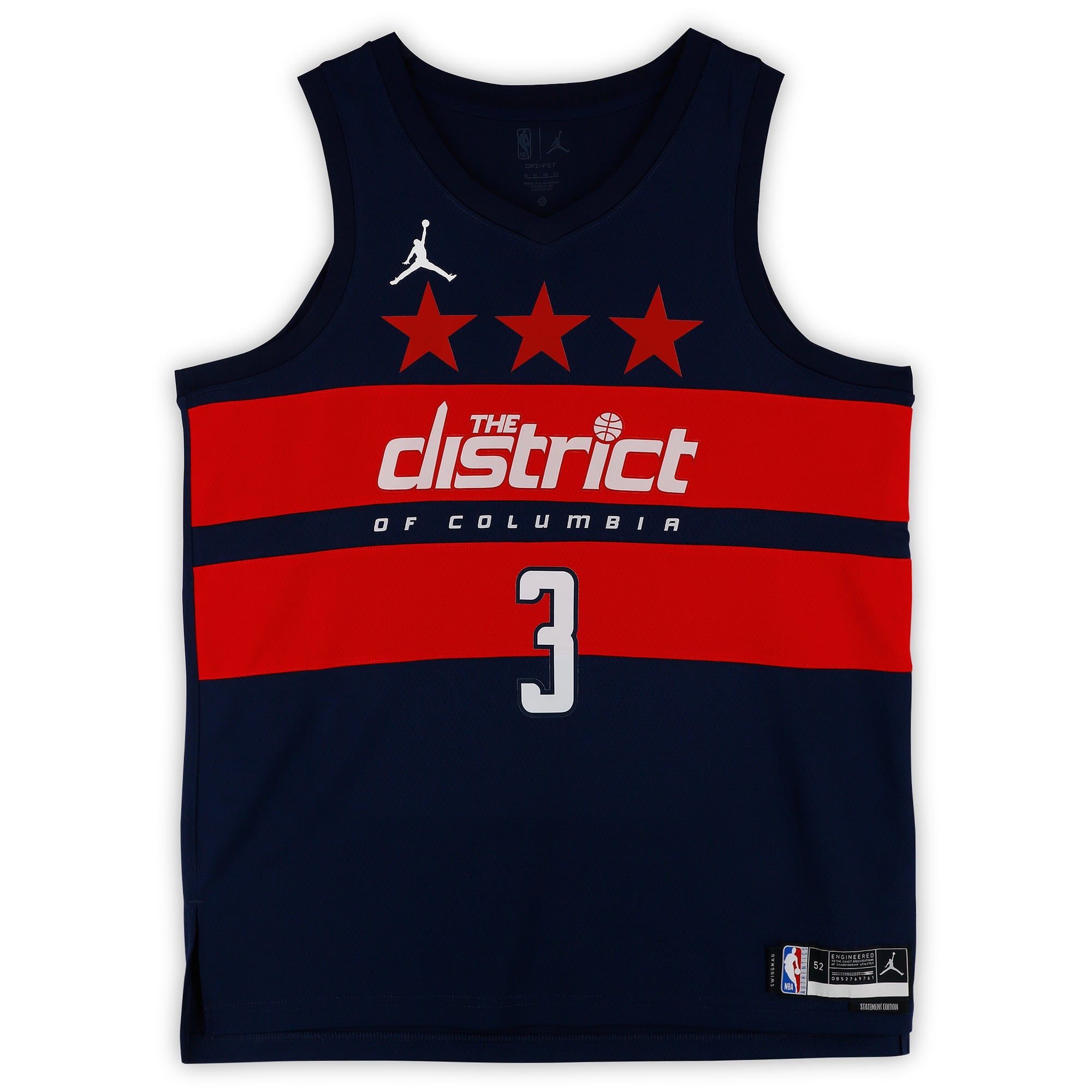 Maillot Nike Statement Swingman bleu marine 2025-26 autographié par Trae Young des Washington Wizards avec inscription « Ice Trae »