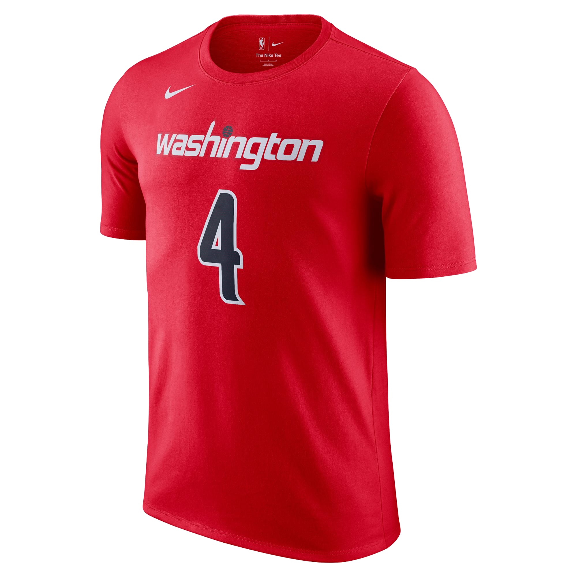 Unisex Nike AJ Dybantsa Red Washington Wizards Icon Edition Name & Number T-Shirt