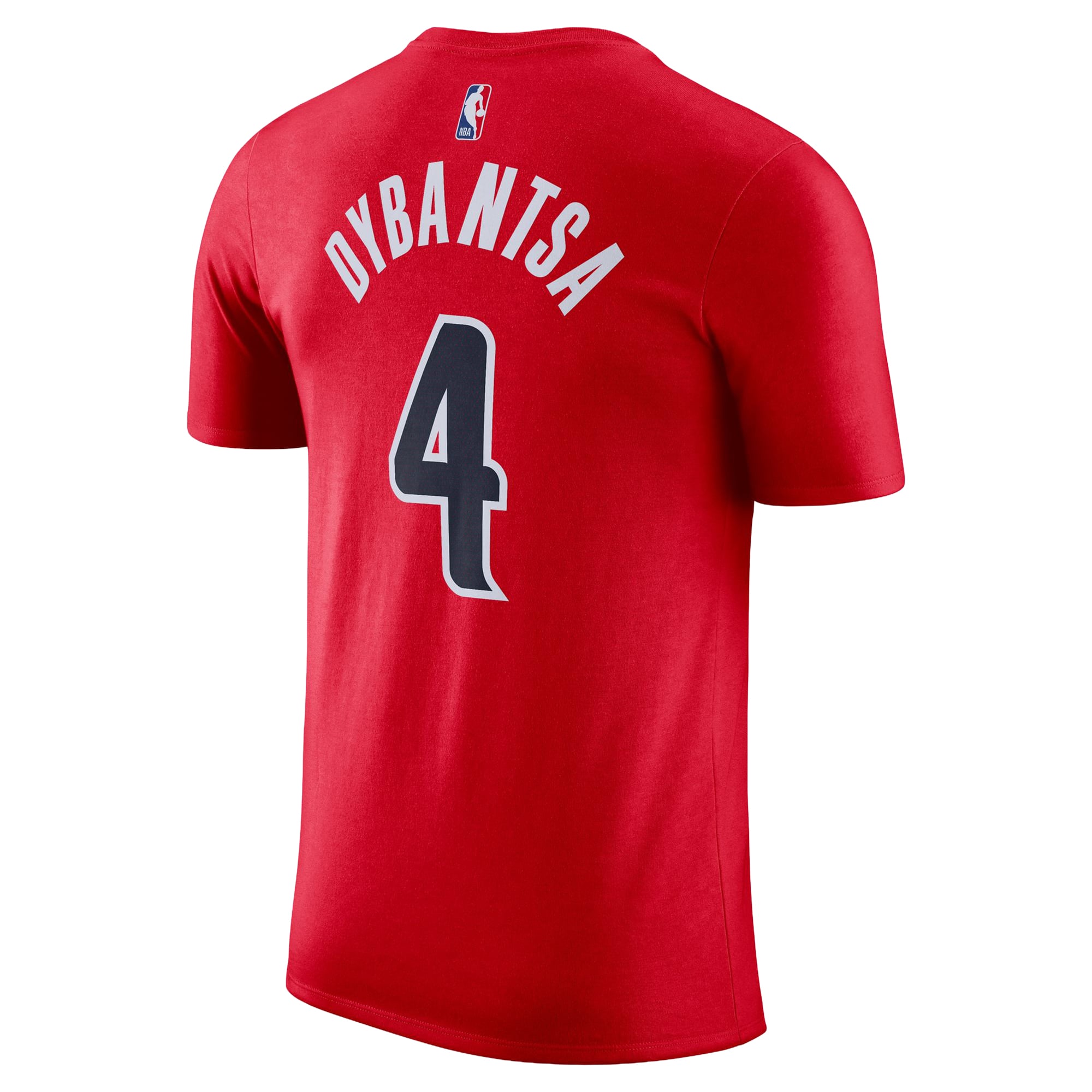 Unisex Nike AJ Dybantsa Red Washington Wizards Icon Edition Name & Number T-Shirt