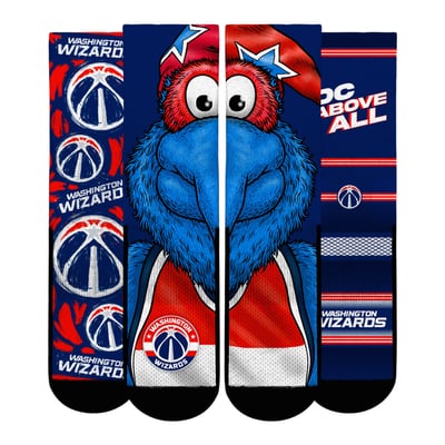  Washington Wizards Rock Em Unisex Fan Favorites Three-Pack Crew Socks Set - Blue