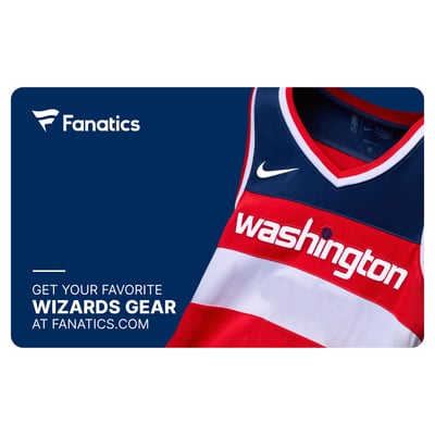 Washington Wizards Fanatics eGift Card ($10 - $500)