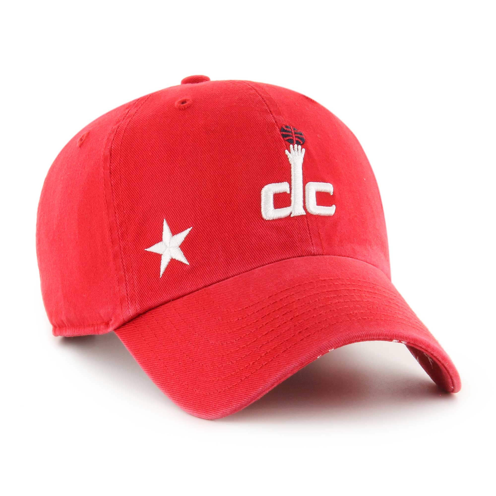 Women's Washington Wizards '47 Red Confetti Undervisor Clean Up Adjustable Hat
