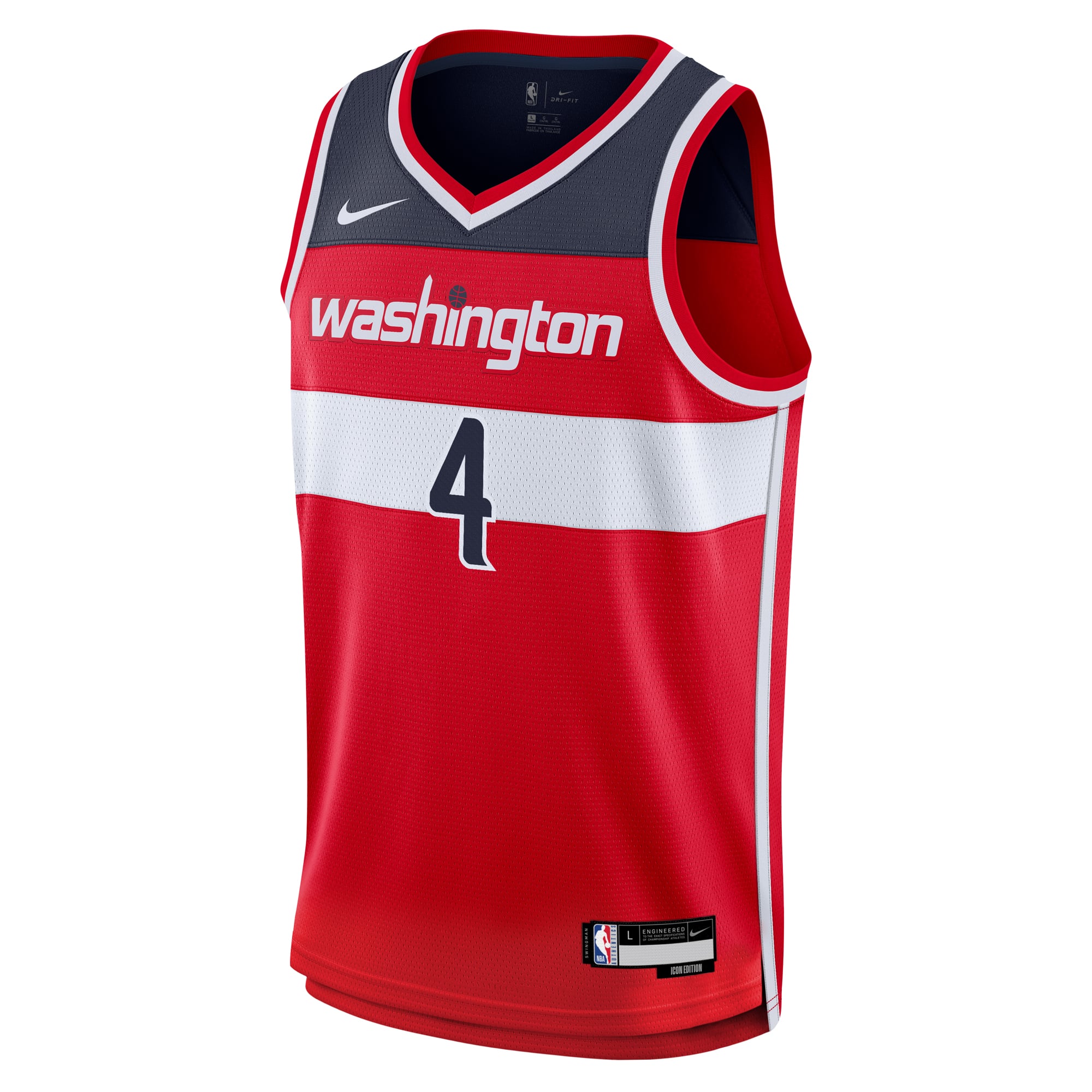 Maillot Nike AJ Dybantsa rouge Washington Wizards Swingman pour enfant - Édition Icon