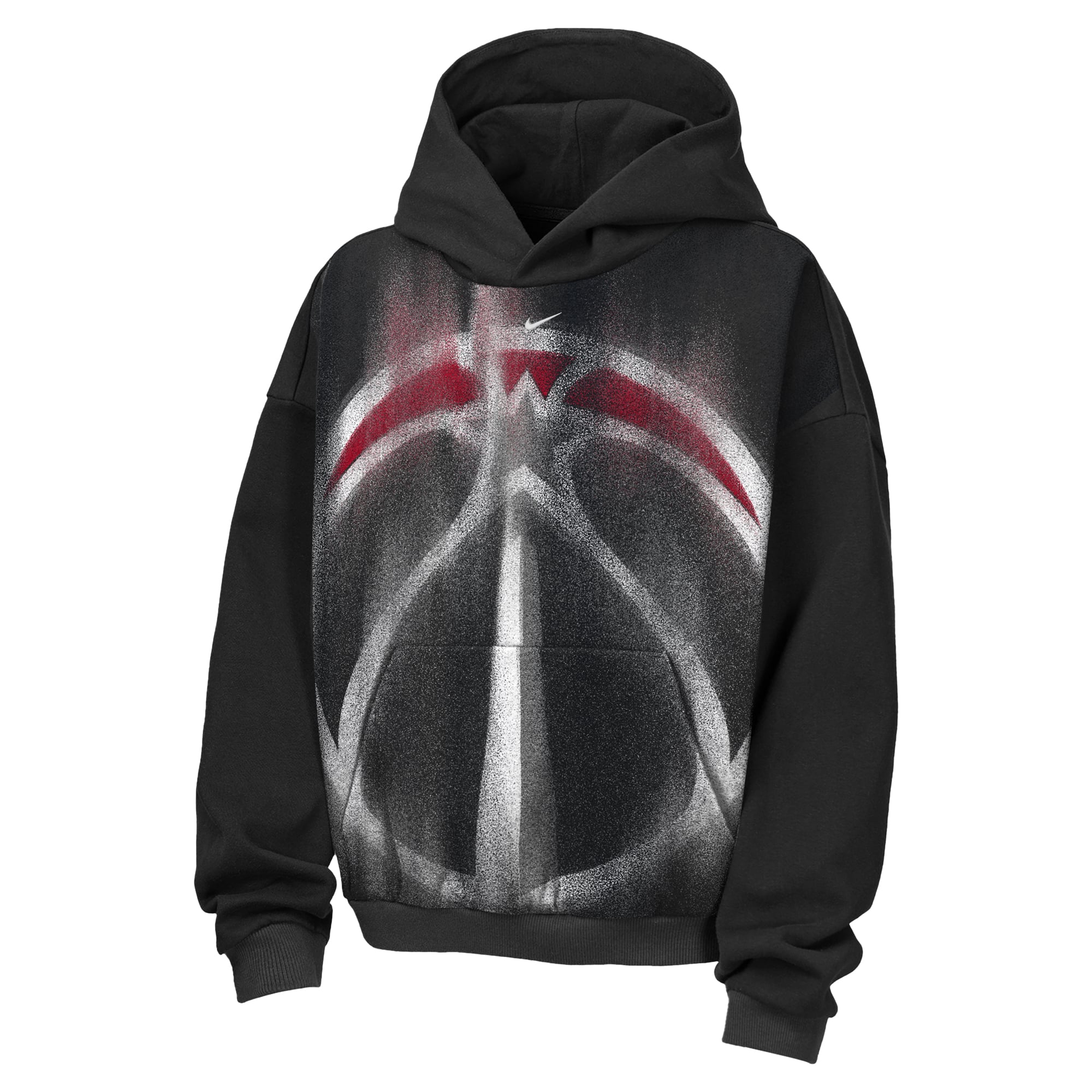 Sweat à capuche Nike noir pour enfant Washington Wizards 2026 Standard Issue Practice Icon Fleece