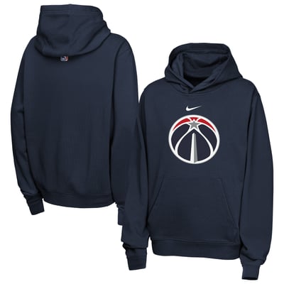 Washington Wizards Nike Youth Essential Logo Club Hoodie - Navy
