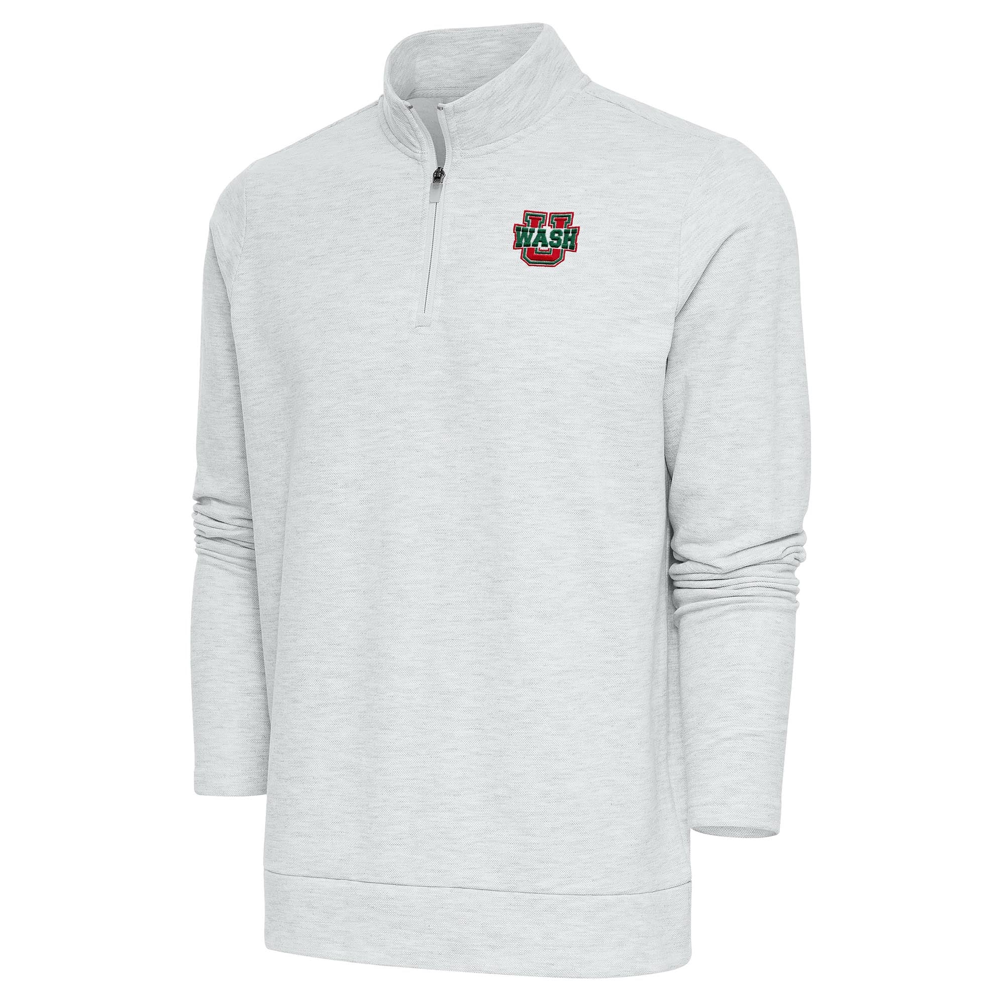 Pull-over Gambit à fermeture éclair quart de tour Antigua Heather Grey WashU pour homme
