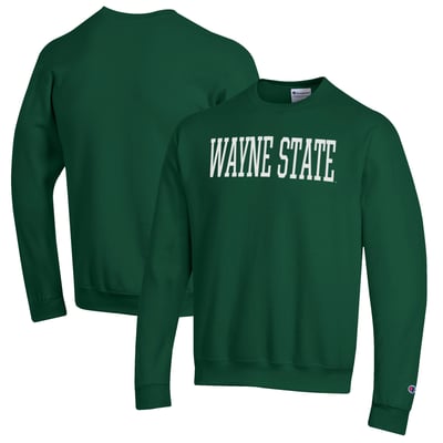 Wayne State Warriors Champion Powerblend Sweatshirt - Green