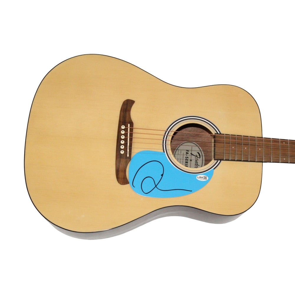 Rivers Cuomo Weezer Signed Autograph Fender Acoustic Guitar w/ JSA COA