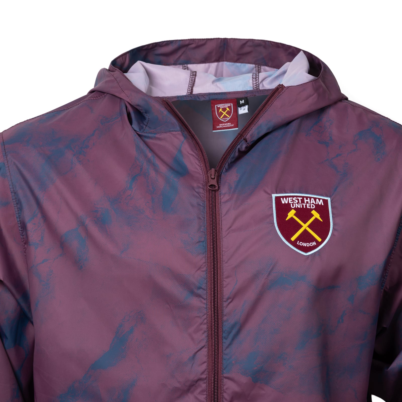 Men's Sport Design Sweden Claret West Ham United Breeze Full-Zip Windbreaker Jacket