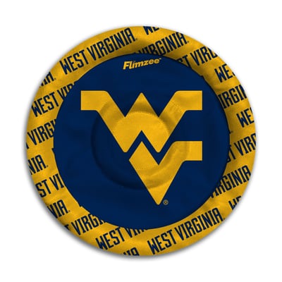 West Virginia Mountaineers Fanpoint Flimzee Bean Bag Flying Disc