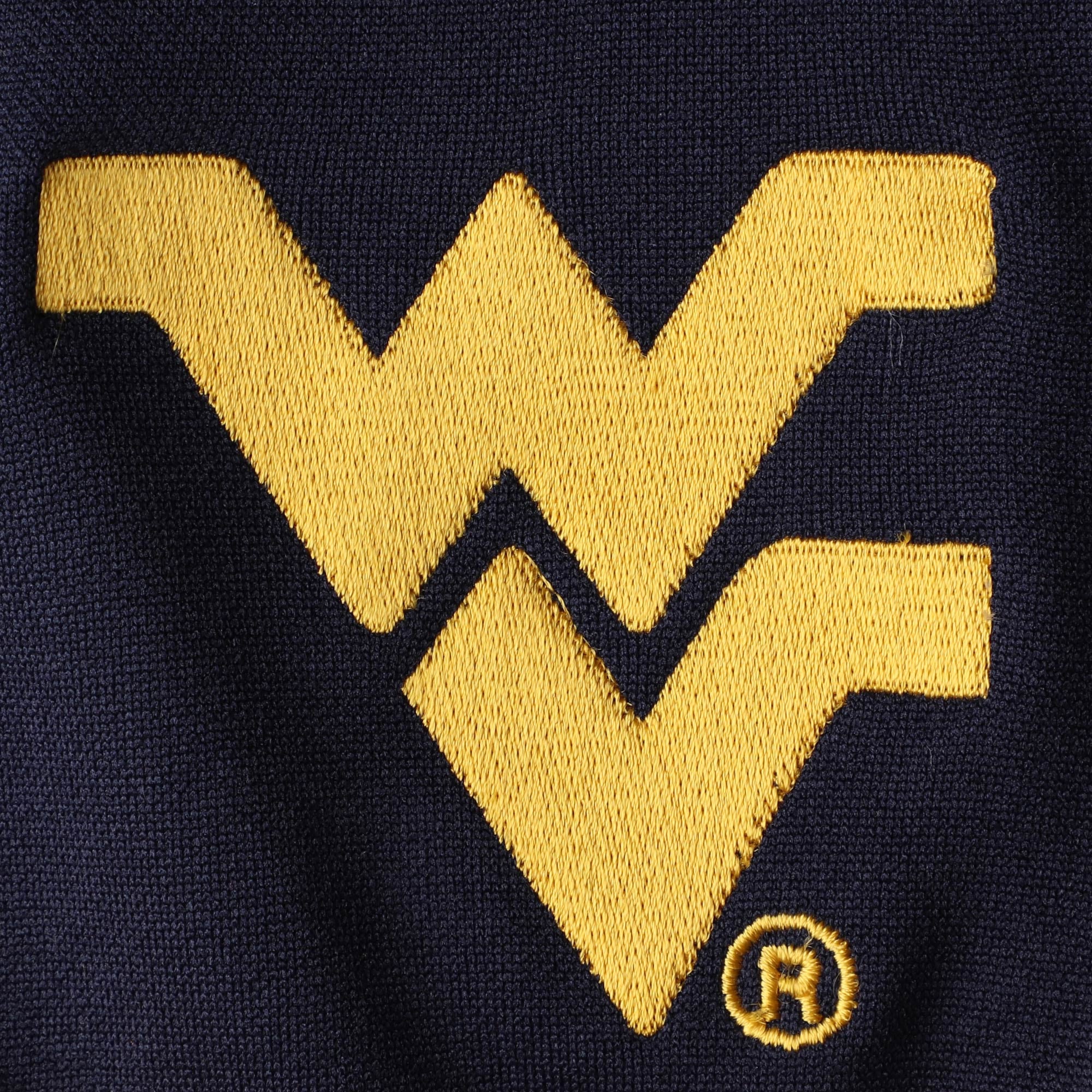 Ensemble de cheerleading deux pièces Little King Navy West Virginia Mountaineers pour filles