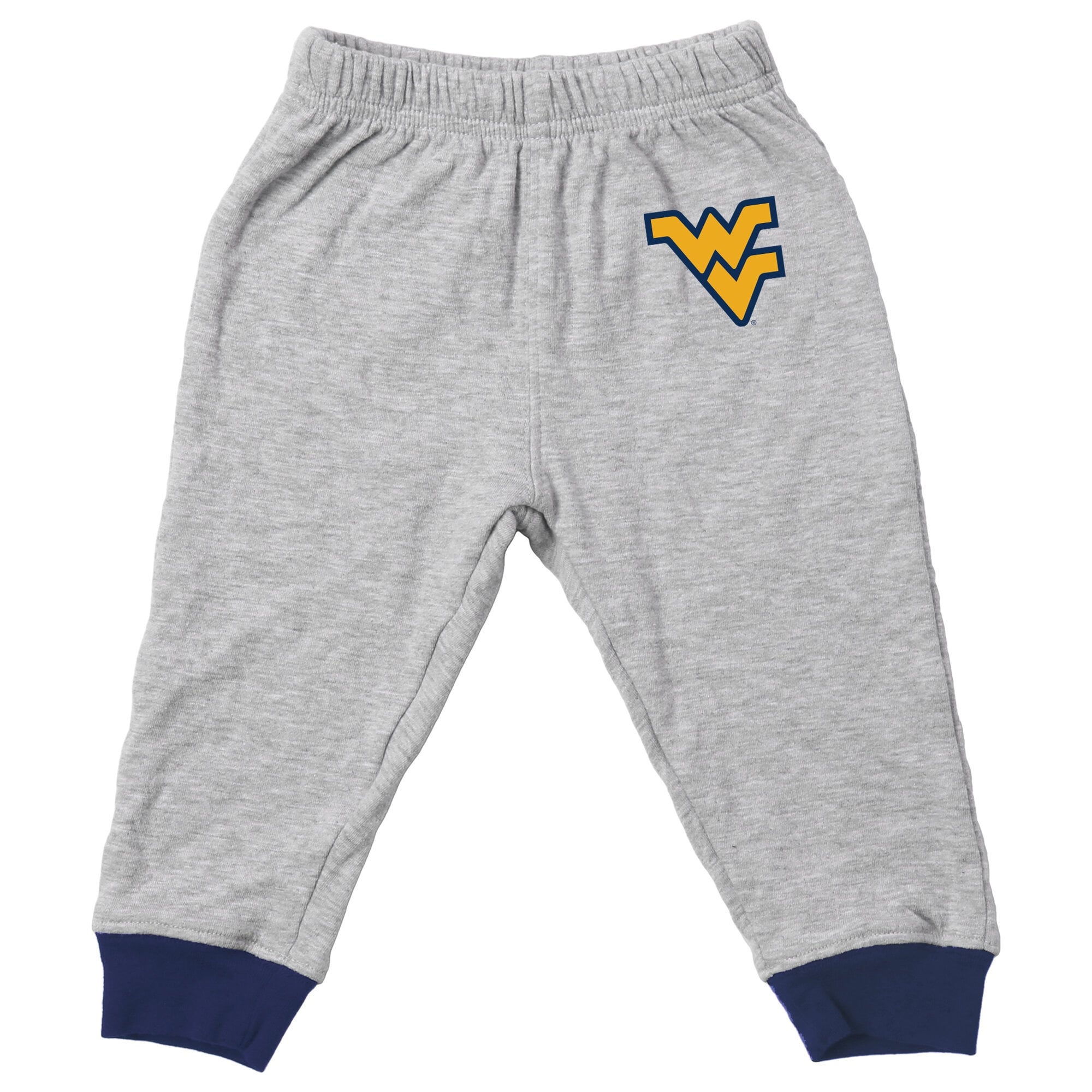 Infant Wes & Willy Heather Gray West Virginia Mountaineers Jie Hopper Set