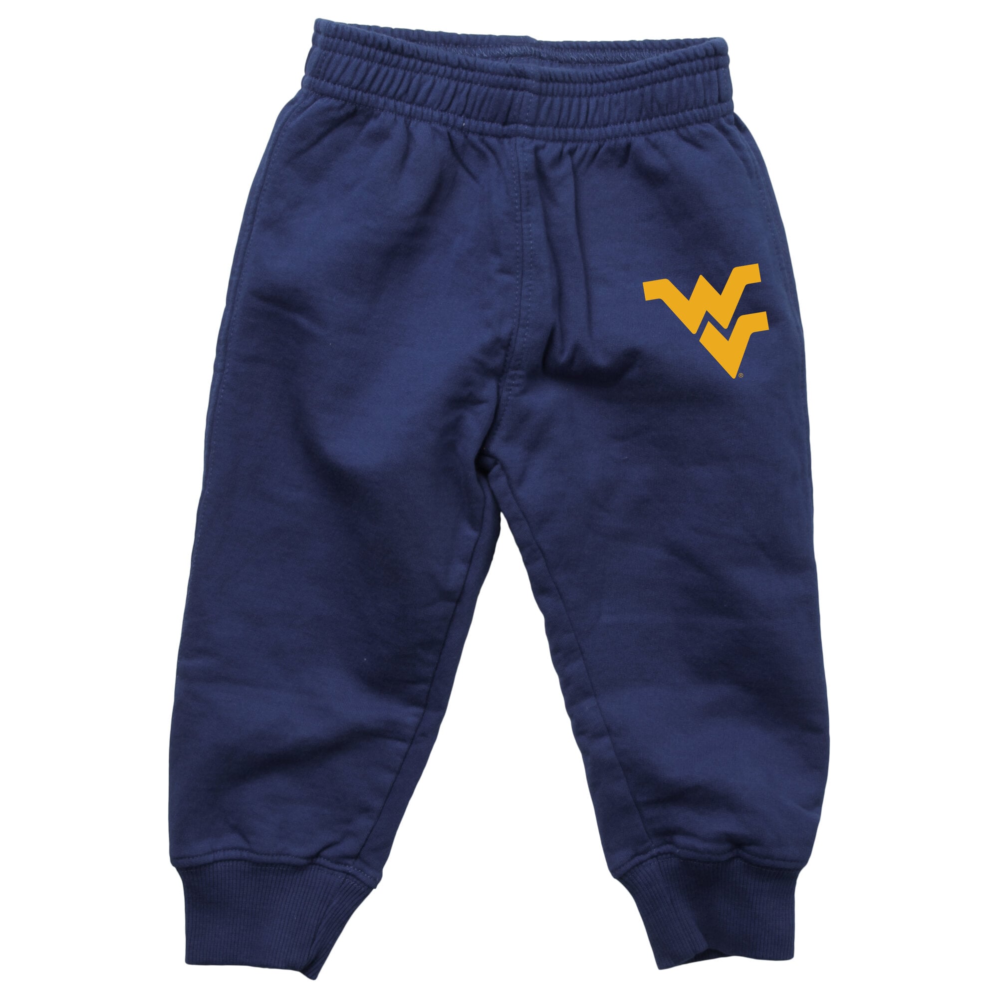 Infant Wes & Willy Navy West Virginia Mountaineers Raglan Hoodie and Sweatpants Set