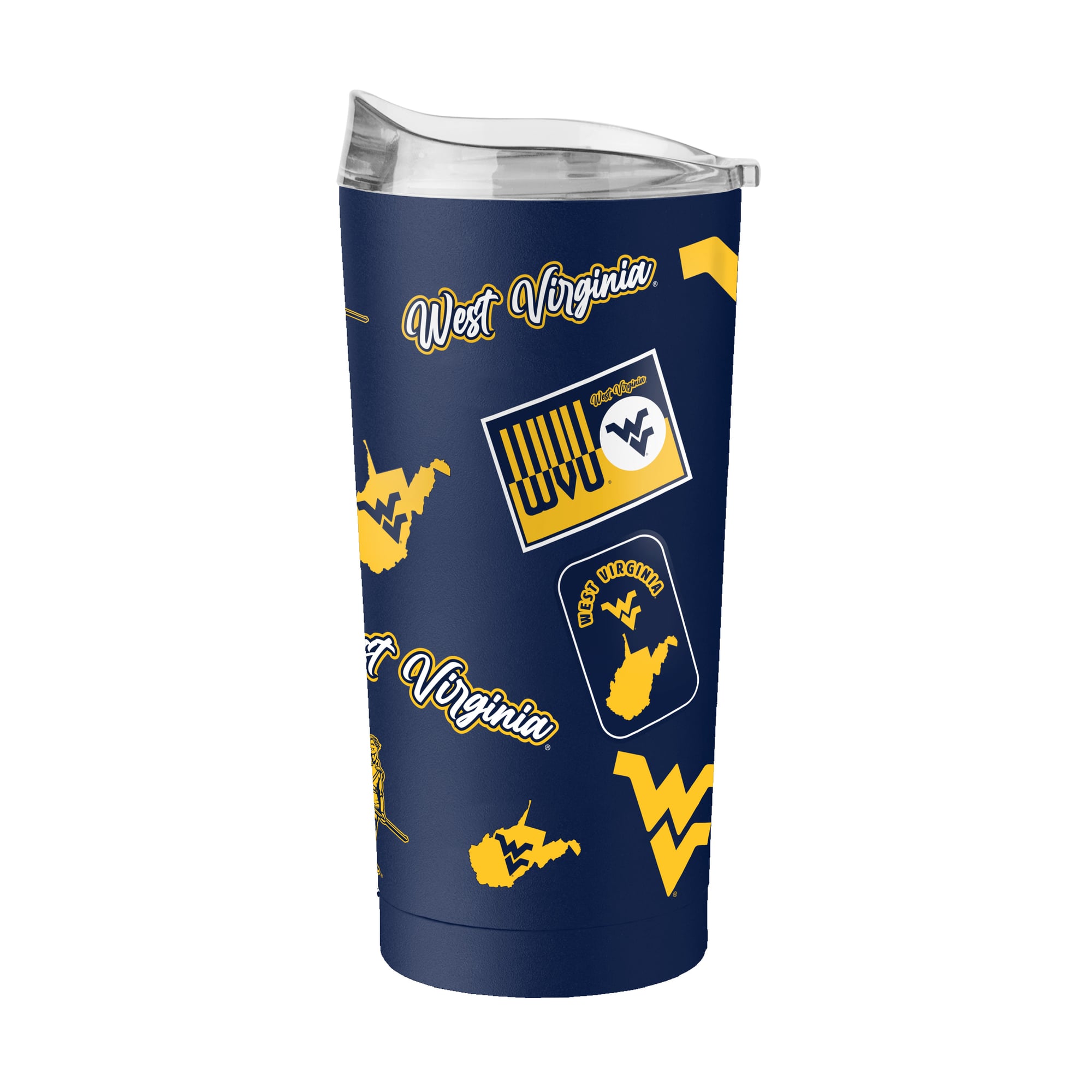 Gobelet isotherme Dreamweave de 59 cl (20 oz) avec logo des West Virginia Mountaineers