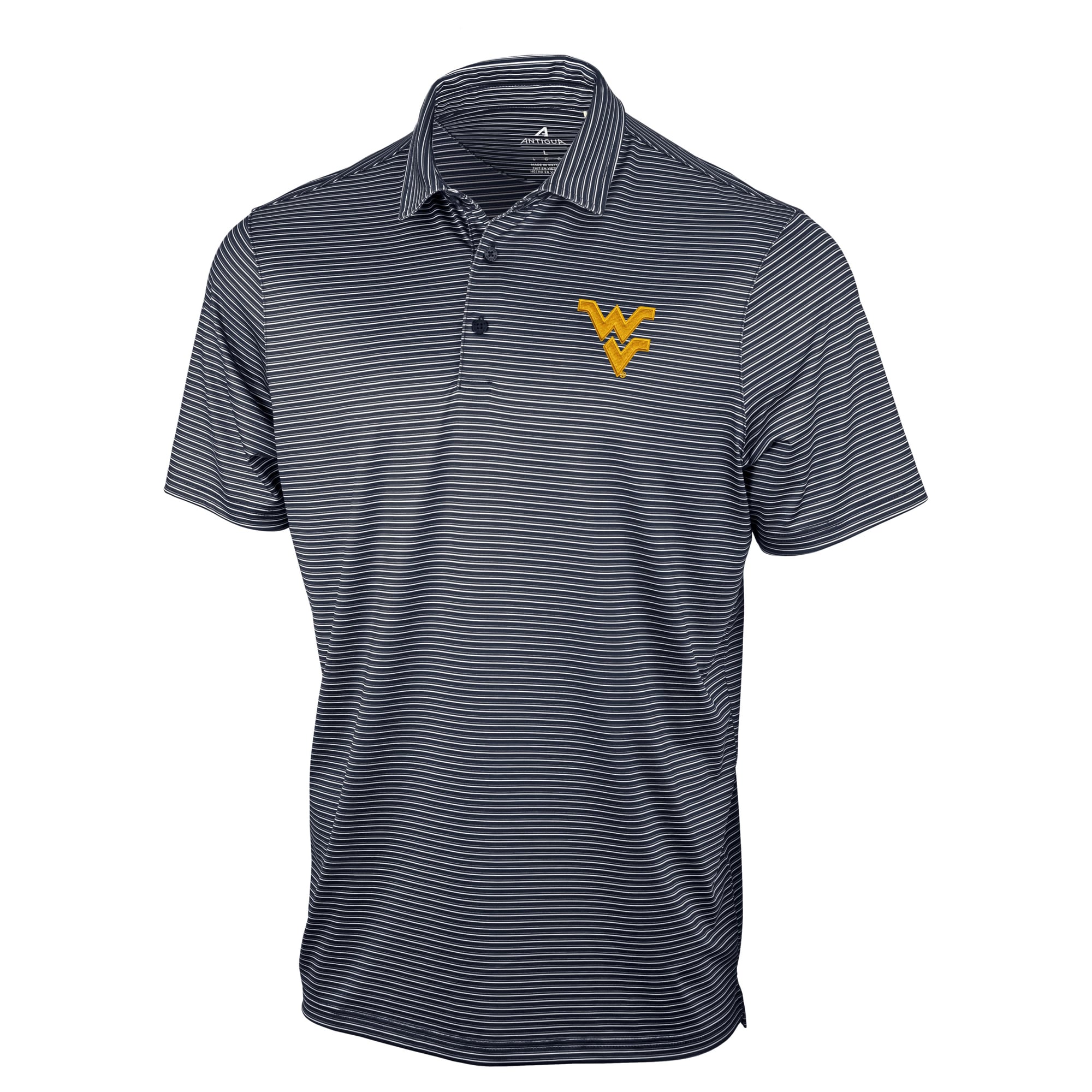Polo Eager Antigua Navy pour homme, West Virginia Mountaineers