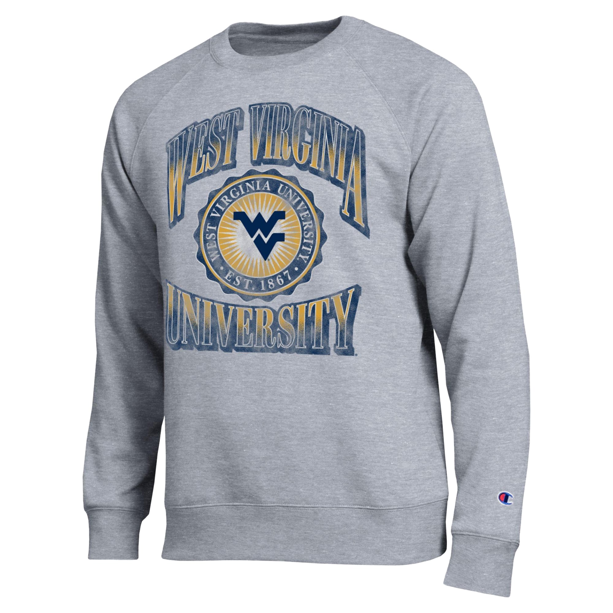Men's Champion Heather Gray West Virginia Mountaineers All-Star Sweatshirt