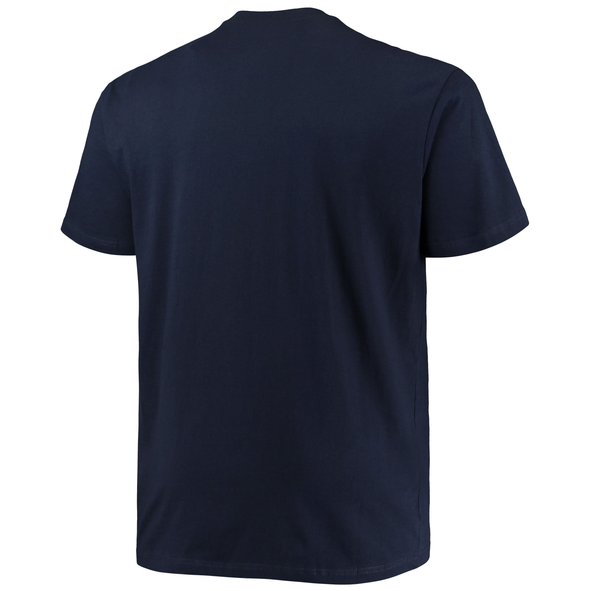 Men's Champion Navy West Virginia Mountaineers Big & Tall Arch Over Wordmark T-Shirt