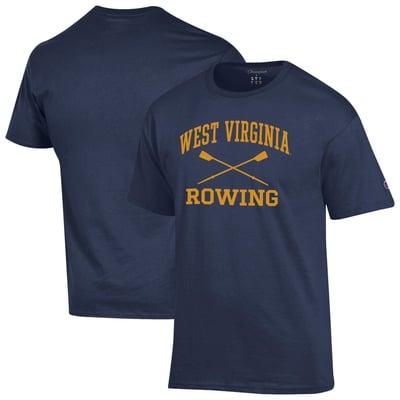 West Virginia Mountaineers Champion Rowing T-Shirt - Navy