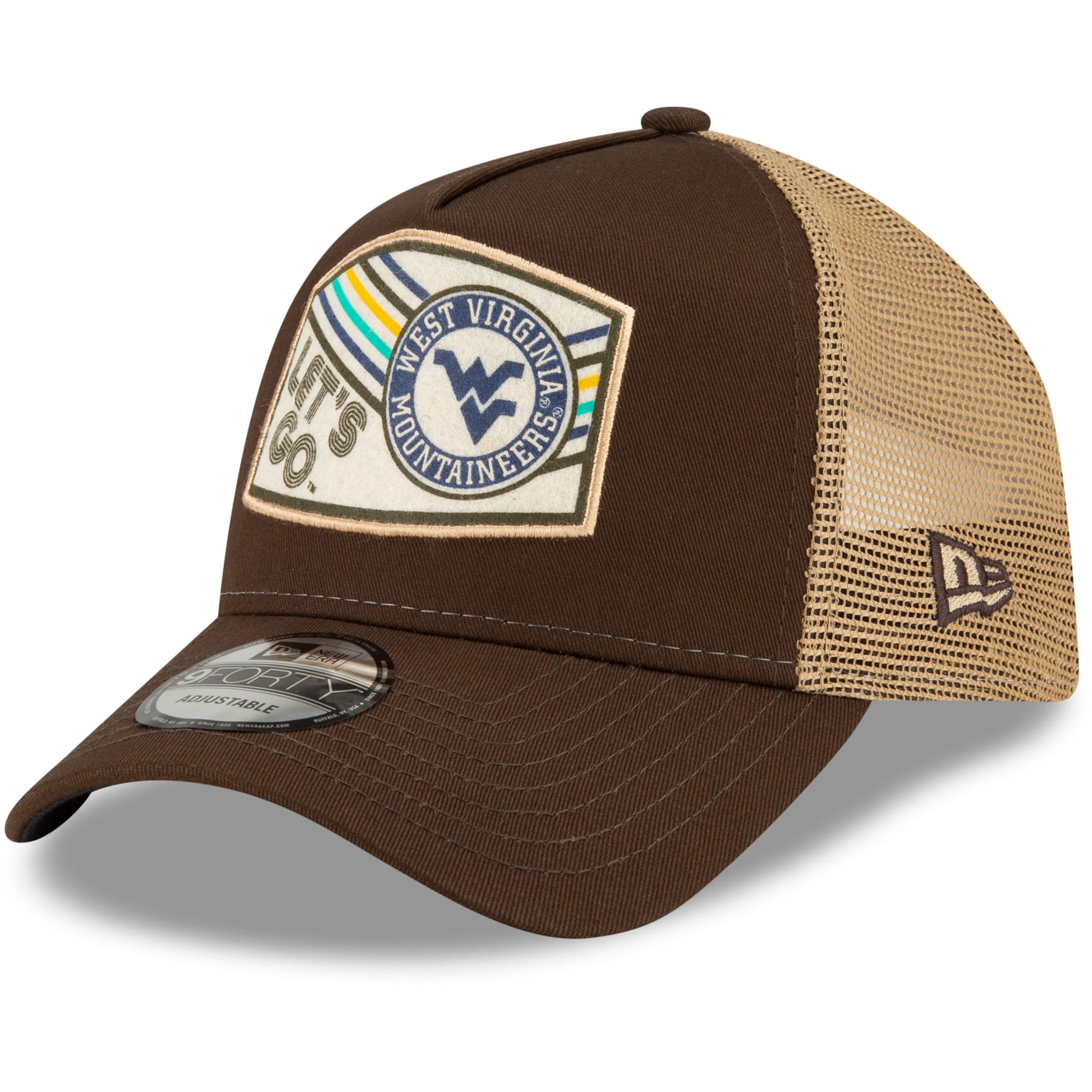 Casquette Snapback Vintage Années 80 - Black Water Falls West Virginia, Motif Cerf, Taille Jeune, Neuf Sans étiquette