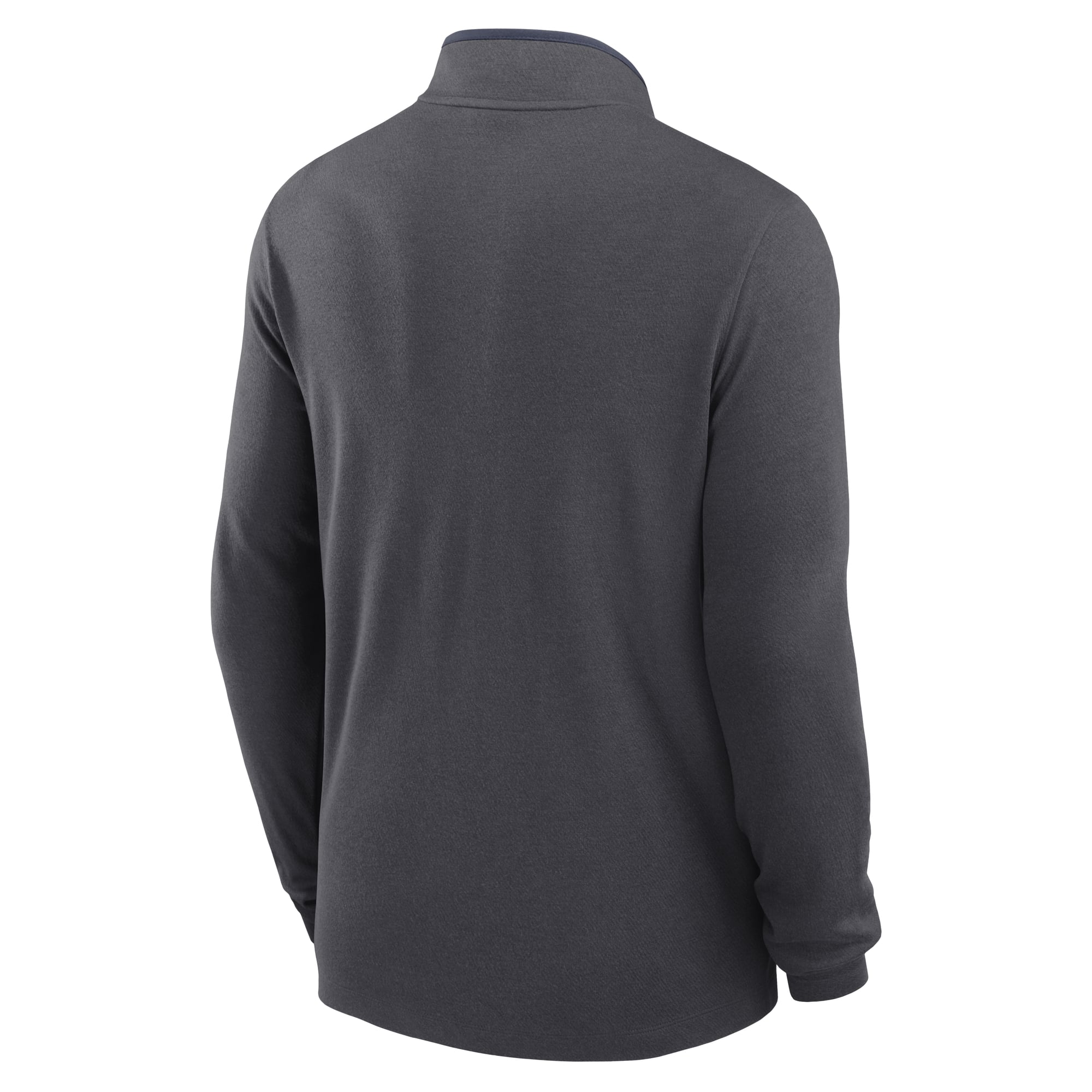 Pull Nike bleu marine West Virginia Mountaineers Courtside Victory Dri-FIT à demi-zip pour homme