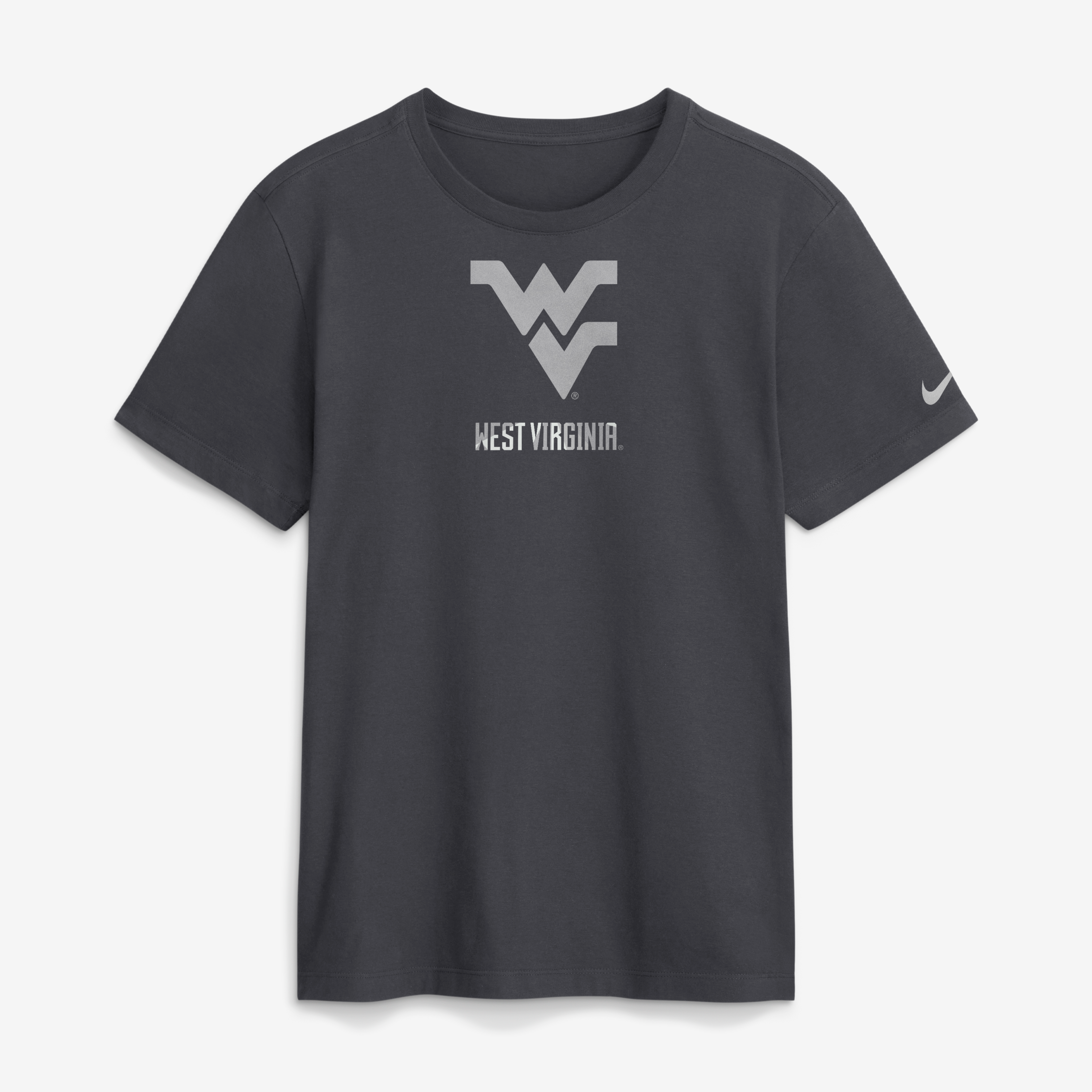 T-shirt Nike anthracite pour homme, modèle West Virginia Mountaineers Pack