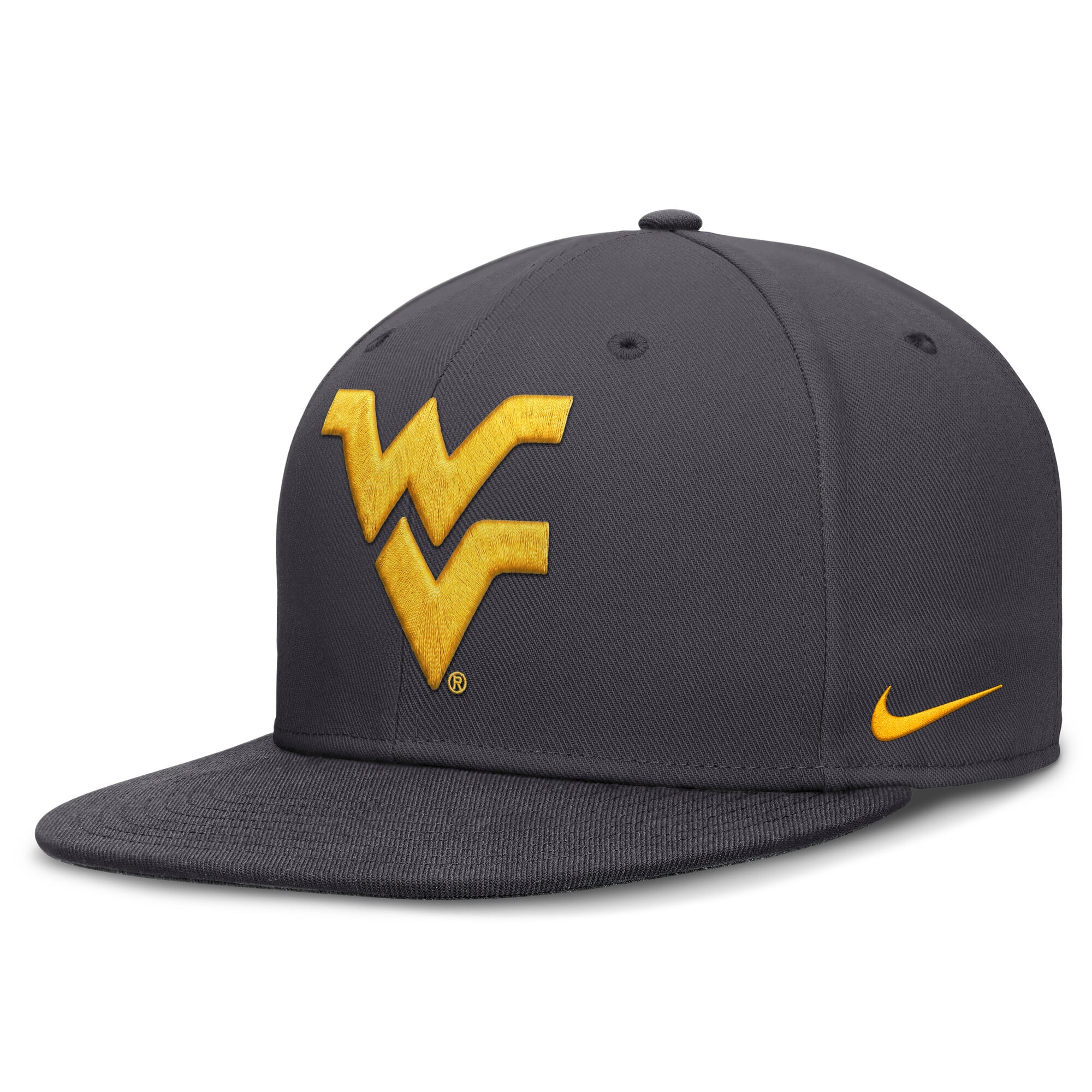 Men's Nike Anthracite West Virginia Mountaineers Pro Dri-FIT Fitted Hat