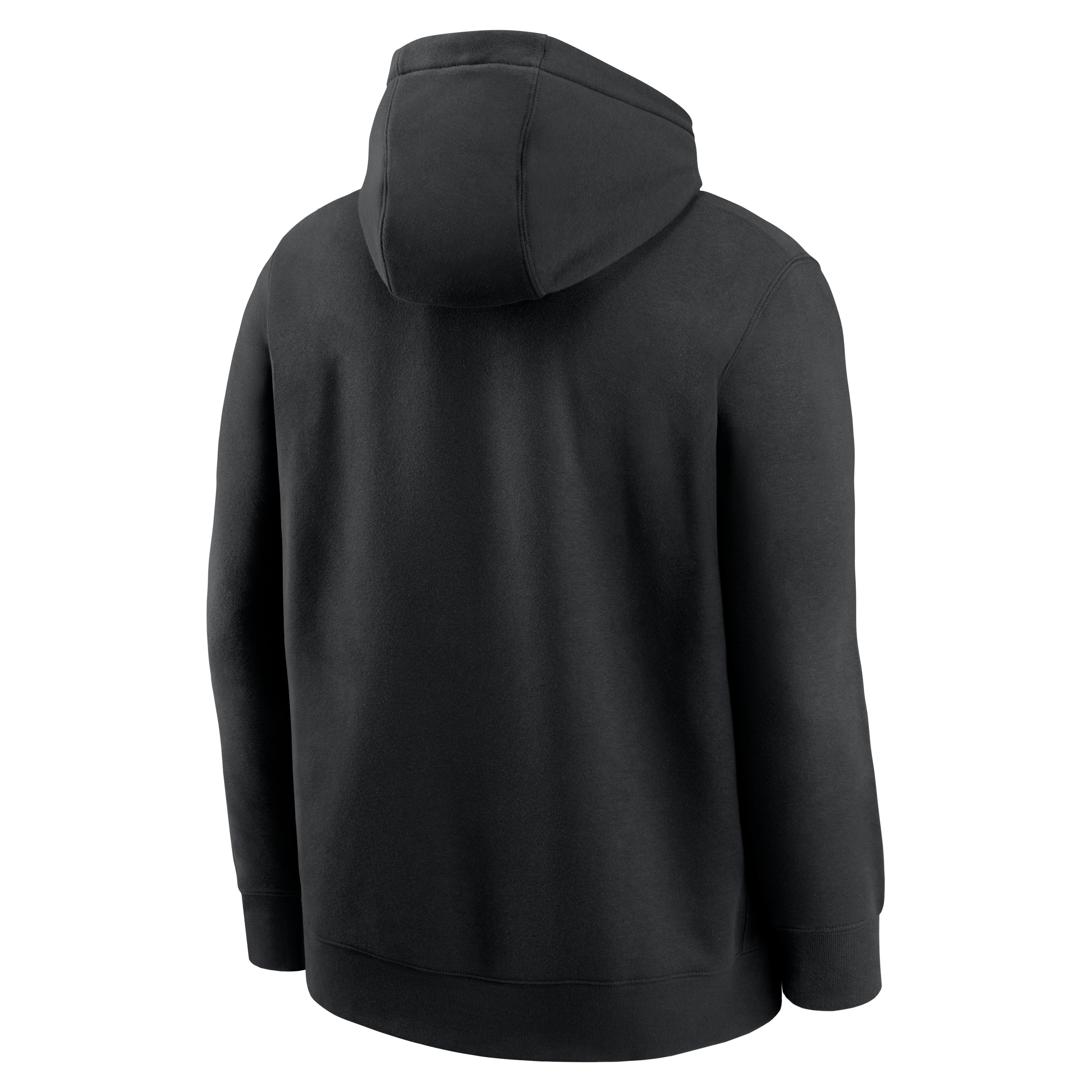 Sweat à capuche en polaire Nike noir pour homme, West Virginia Mountaineers, Built on Bravery Club