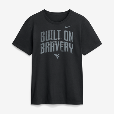  West Virginia Mountaineers Nike Built on Bravery T-Shirt - Black