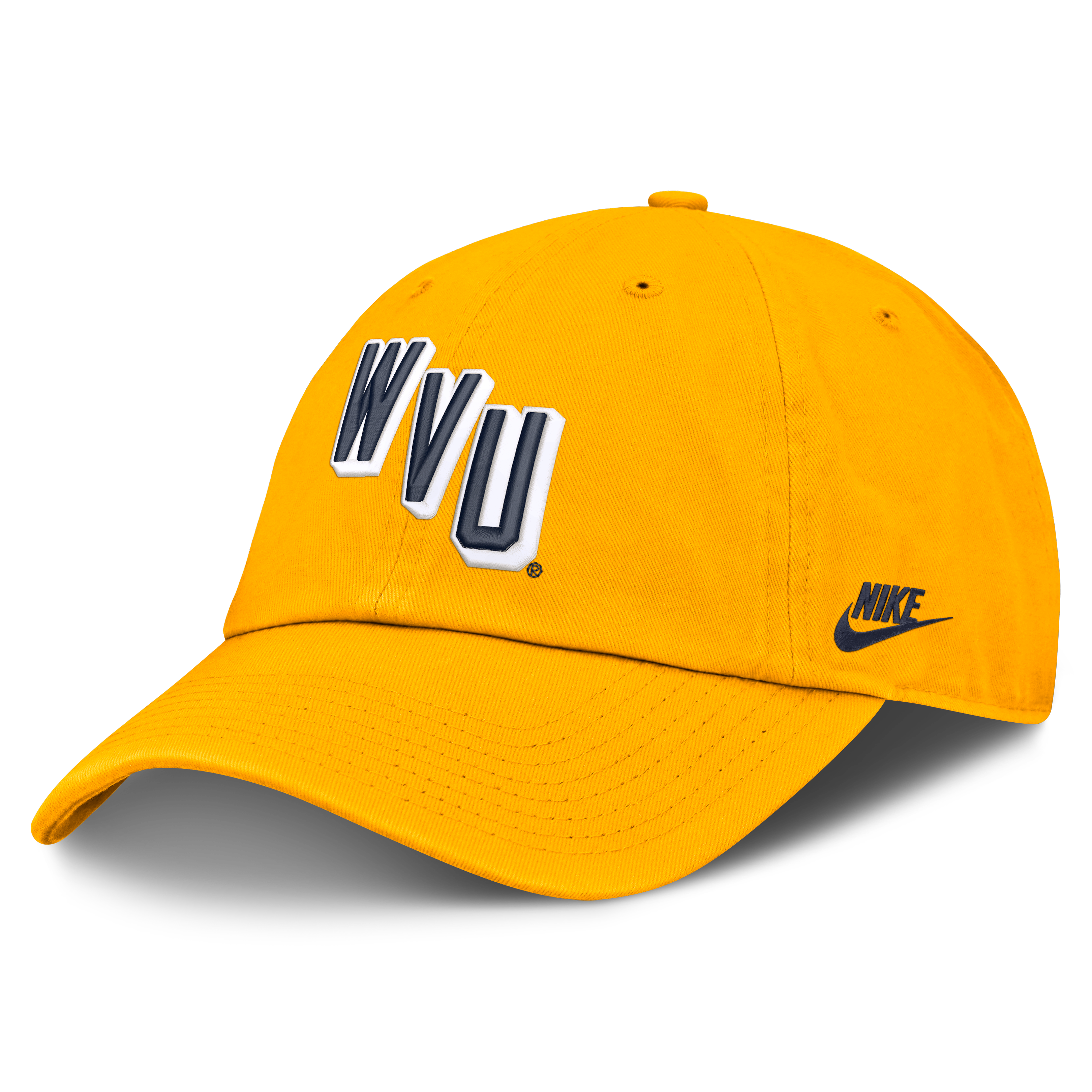 Casquette ajustable Nike Gold West Virginia Mountaineers Legacy Letter & Mascot Club pour homme