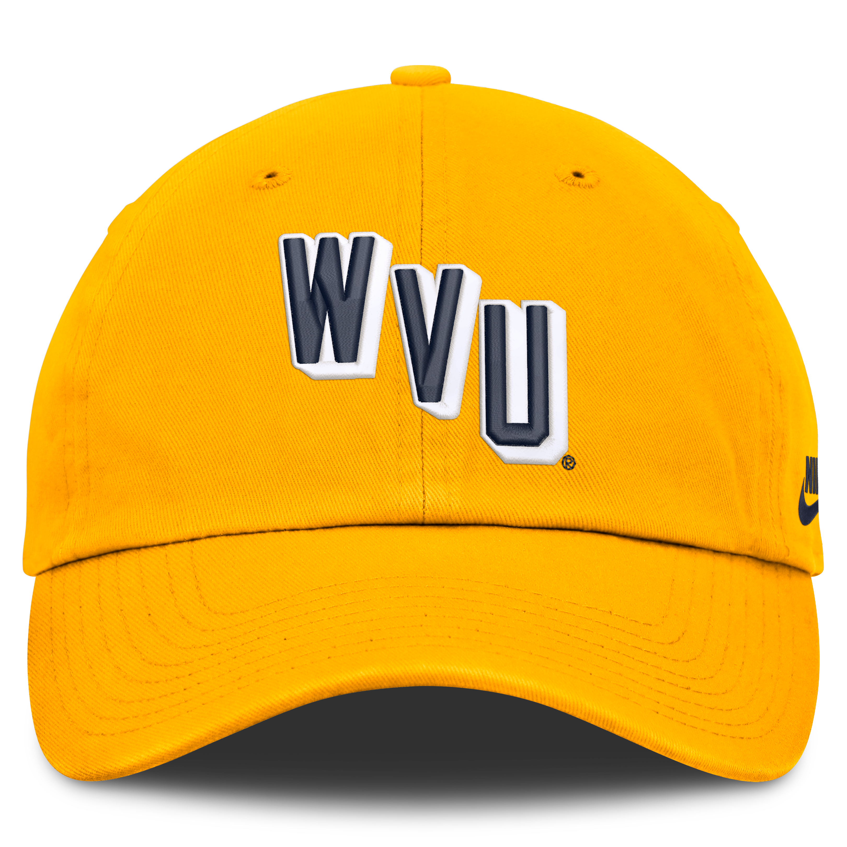 Casquette ajustable Nike Gold West Virginia Mountaineers Legacy Letter & Mascot Club pour homme