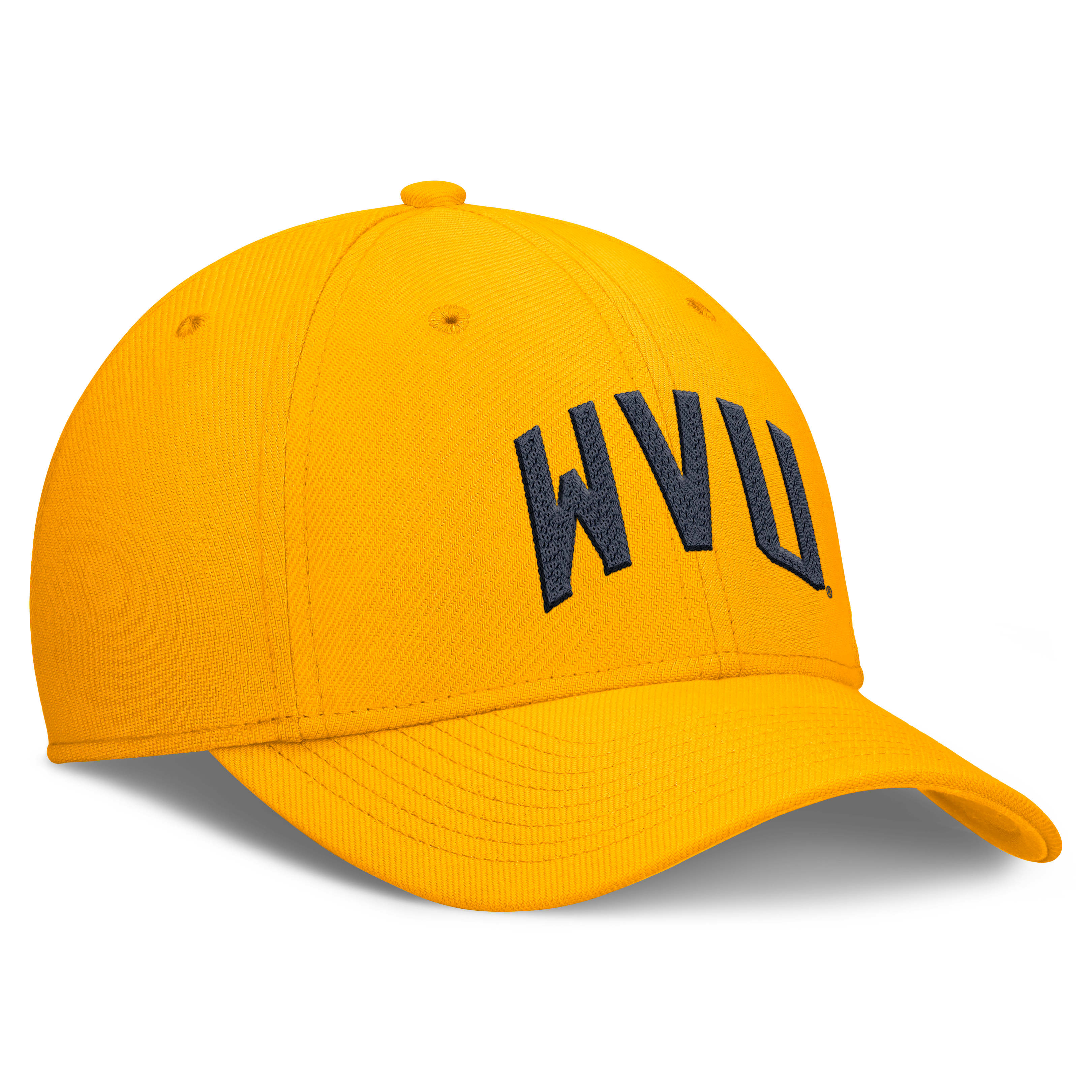 Casquette Nike Gold West Virginia Mountaineers Letter Rise SwooshFlex Dri-FIT pour homme