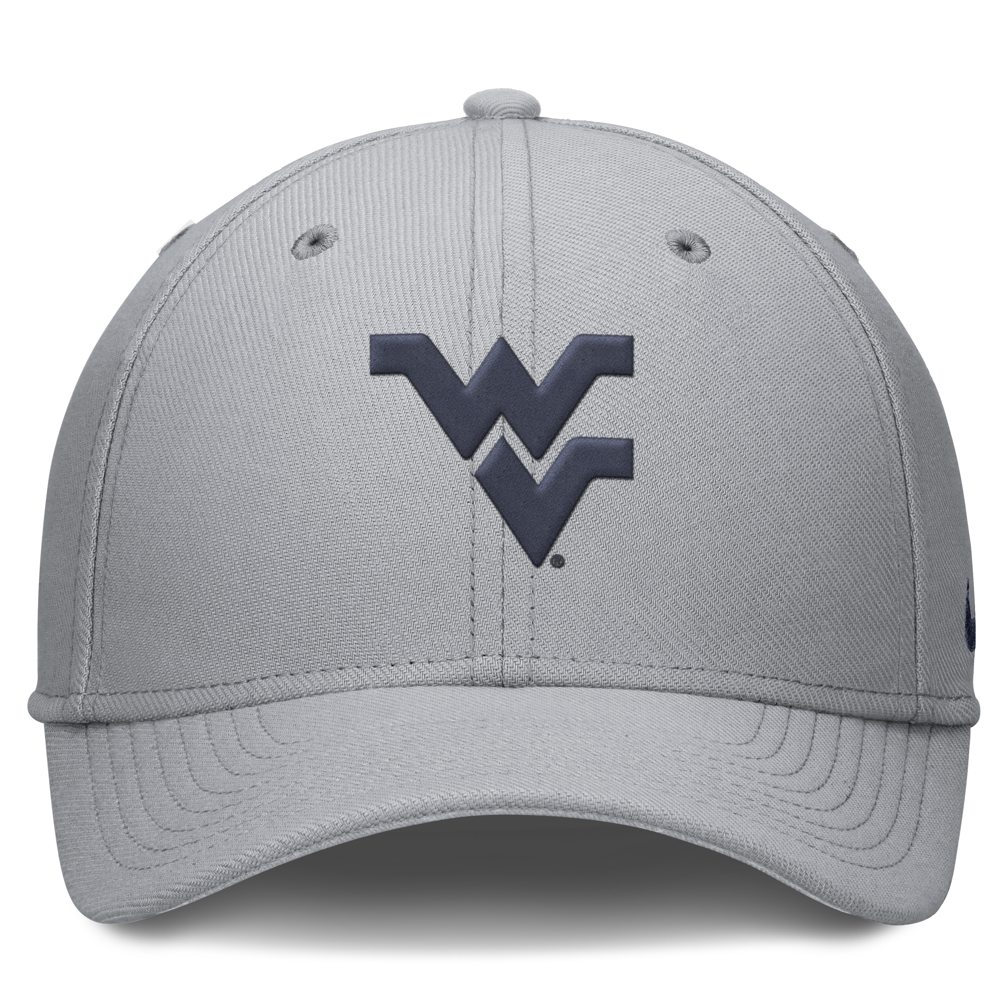 Men's Nike Navy West Virginia Mountaineers Rise SwooshFlex Dri-FIT Hat