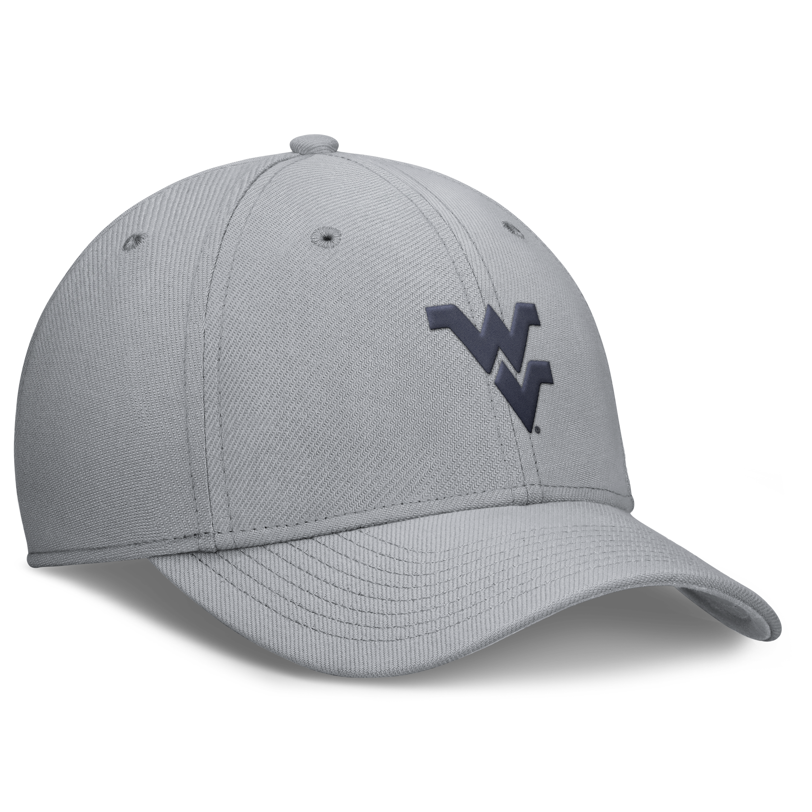 Men's Nike Navy West Virginia Mountaineers Rise SwooshFlex Dri-FIT Hat