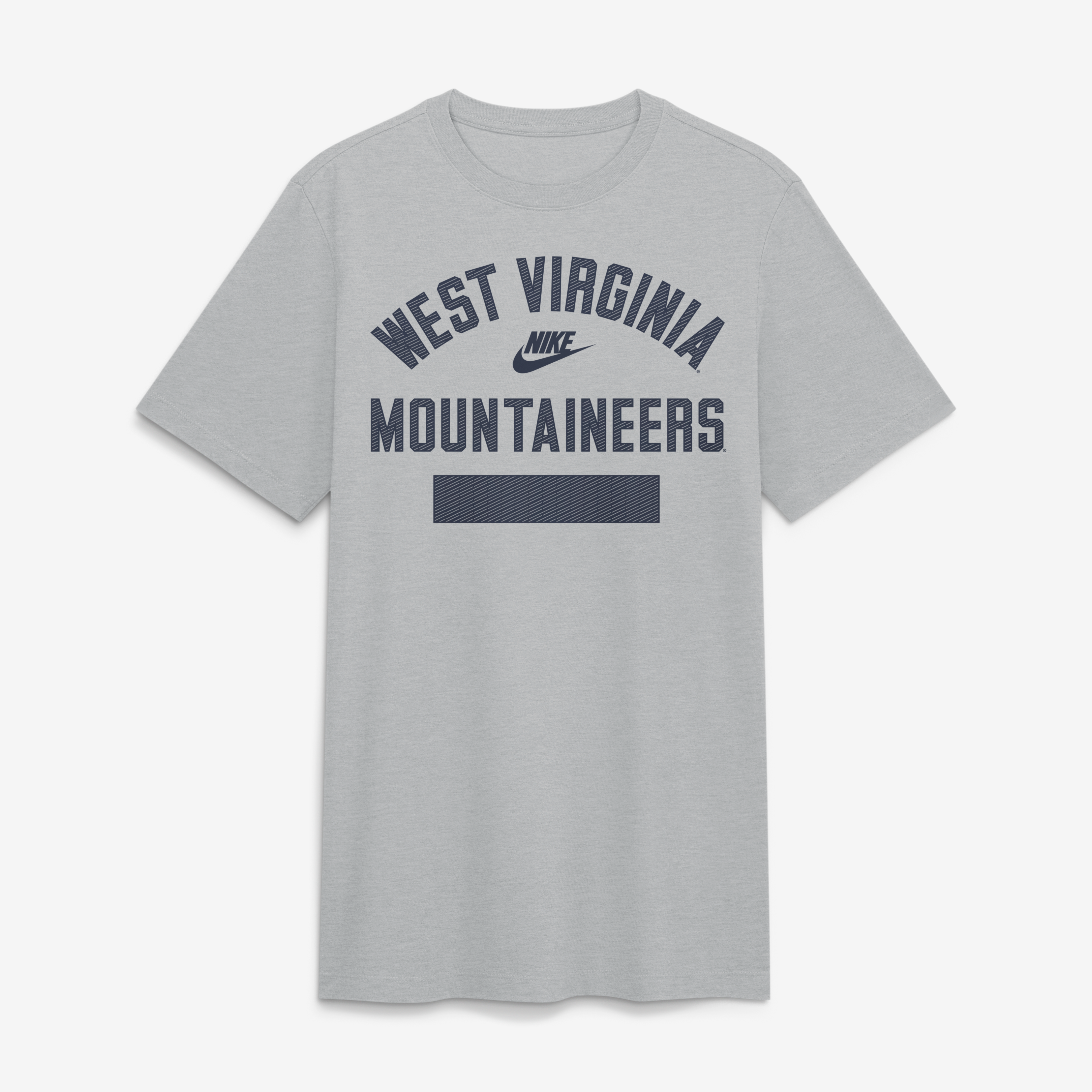 Men's Nike  Heather Gray West Virginia Mountaineers Arch Wordmark Legacy Tri-Blend T-Shirt