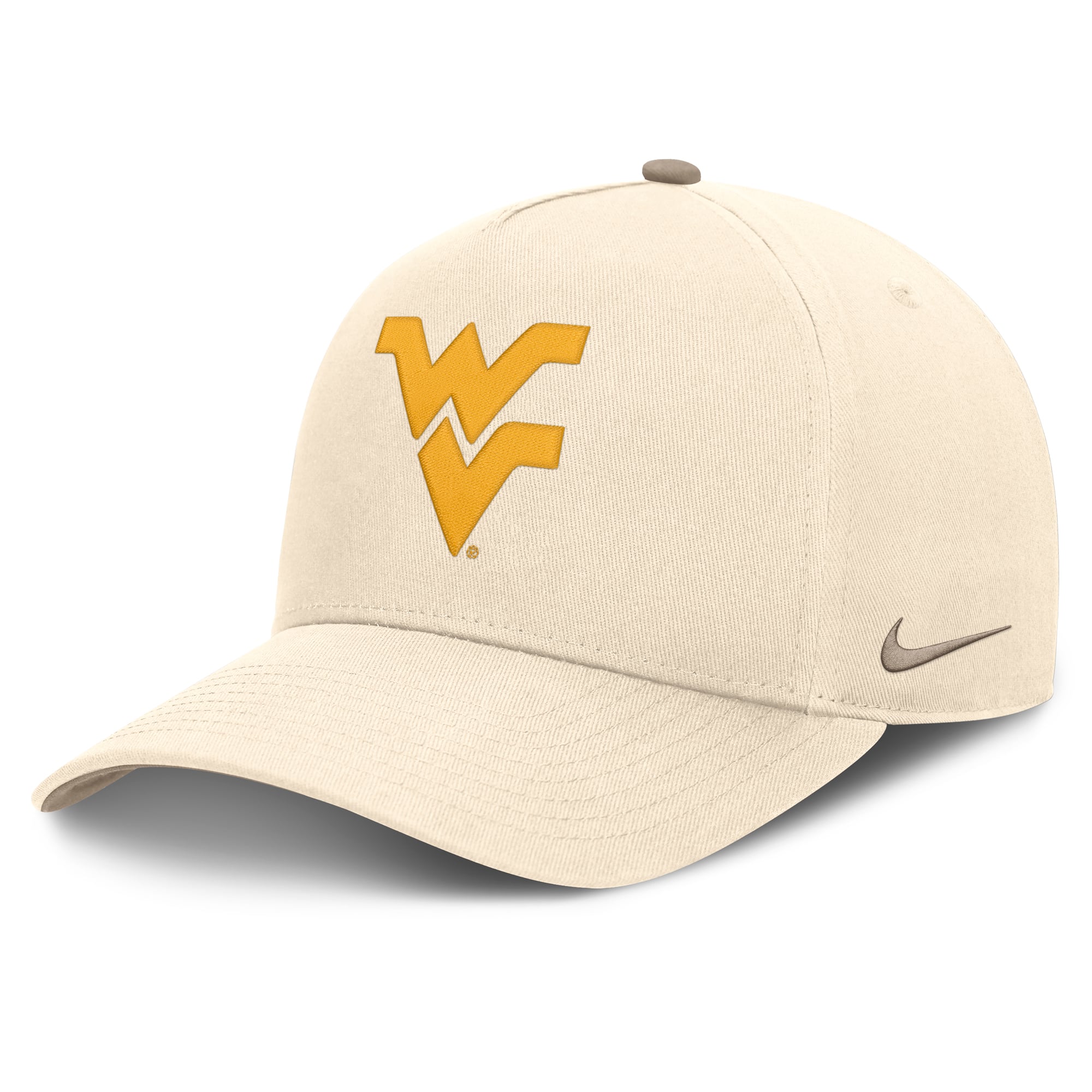 Casquette ajustable Nike Natural West Virginia Mountaineers Rise pour homme
